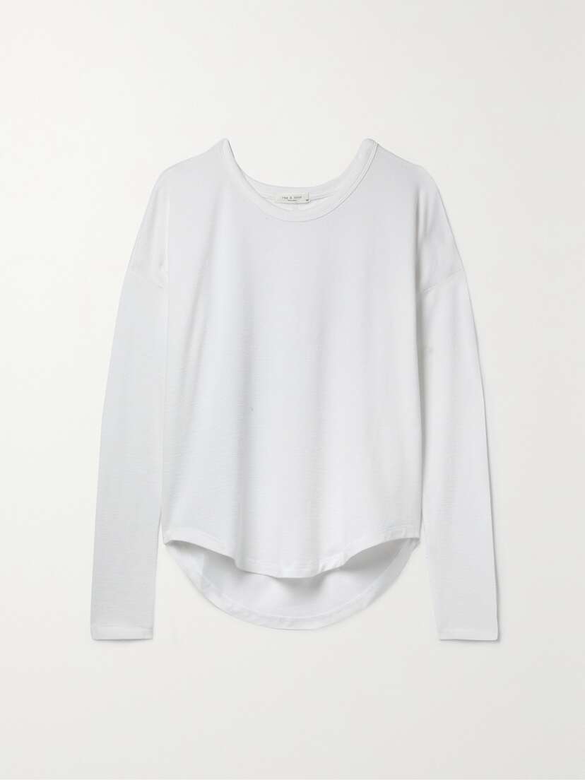 rag & bone Hudson Stretch-jersey Top