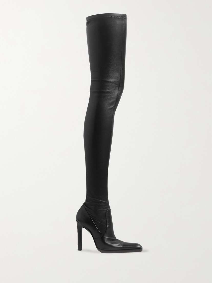 Saint Laurent Leather Over-the-knee Boots - EU 42