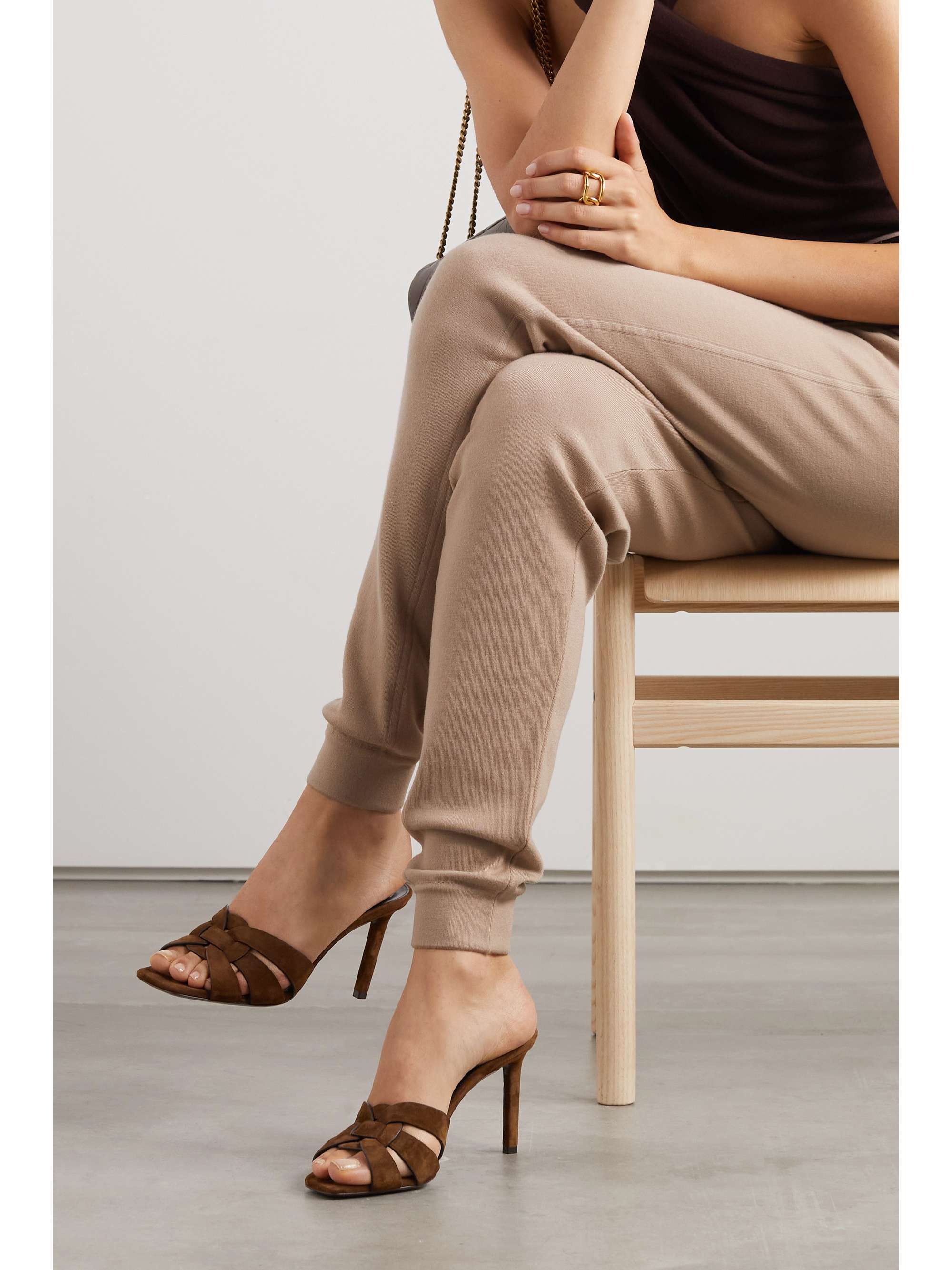 Suede mule clearance