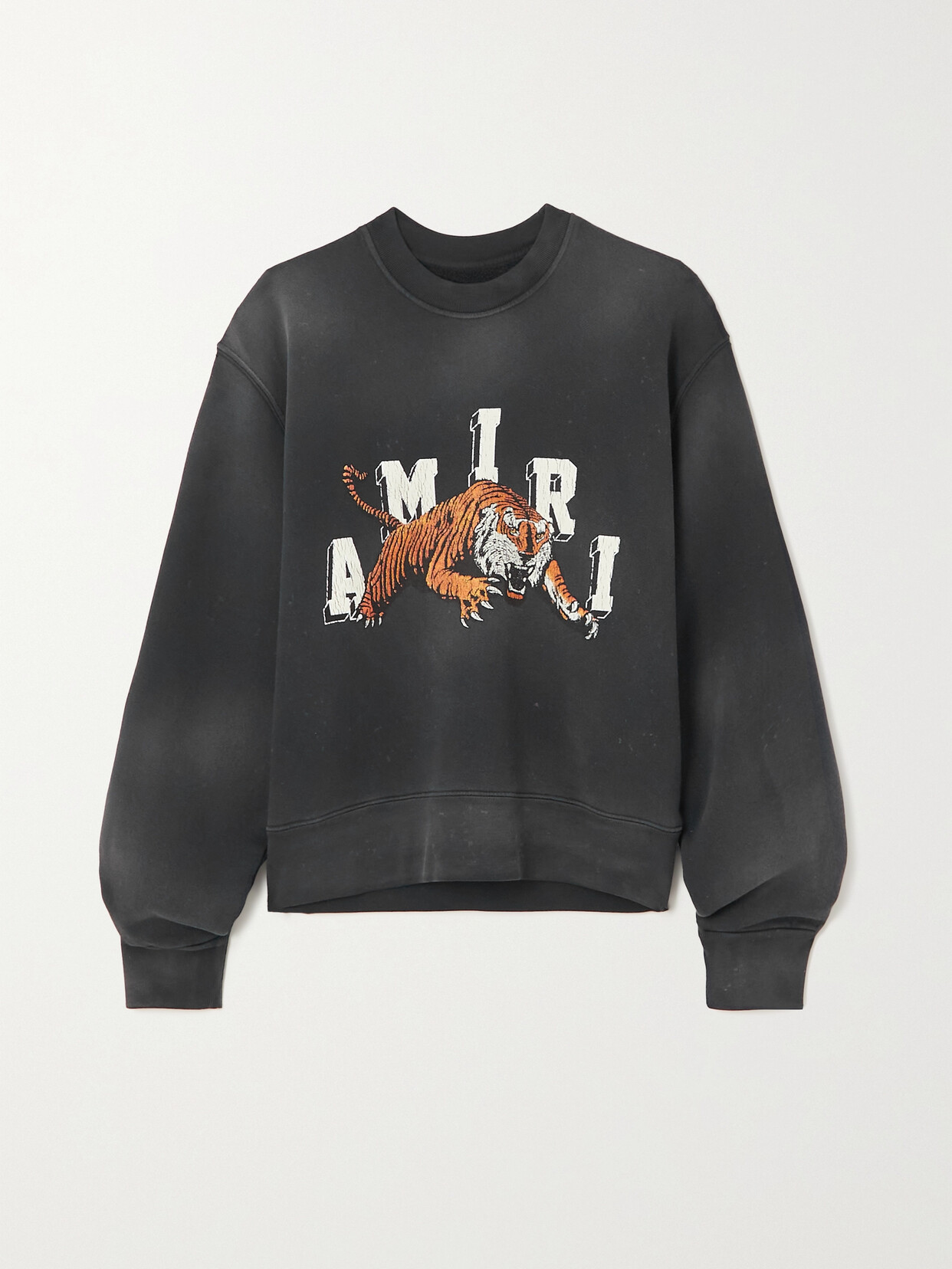 AMIRI - Printed Cotton-jersey Sweatshirt - Black