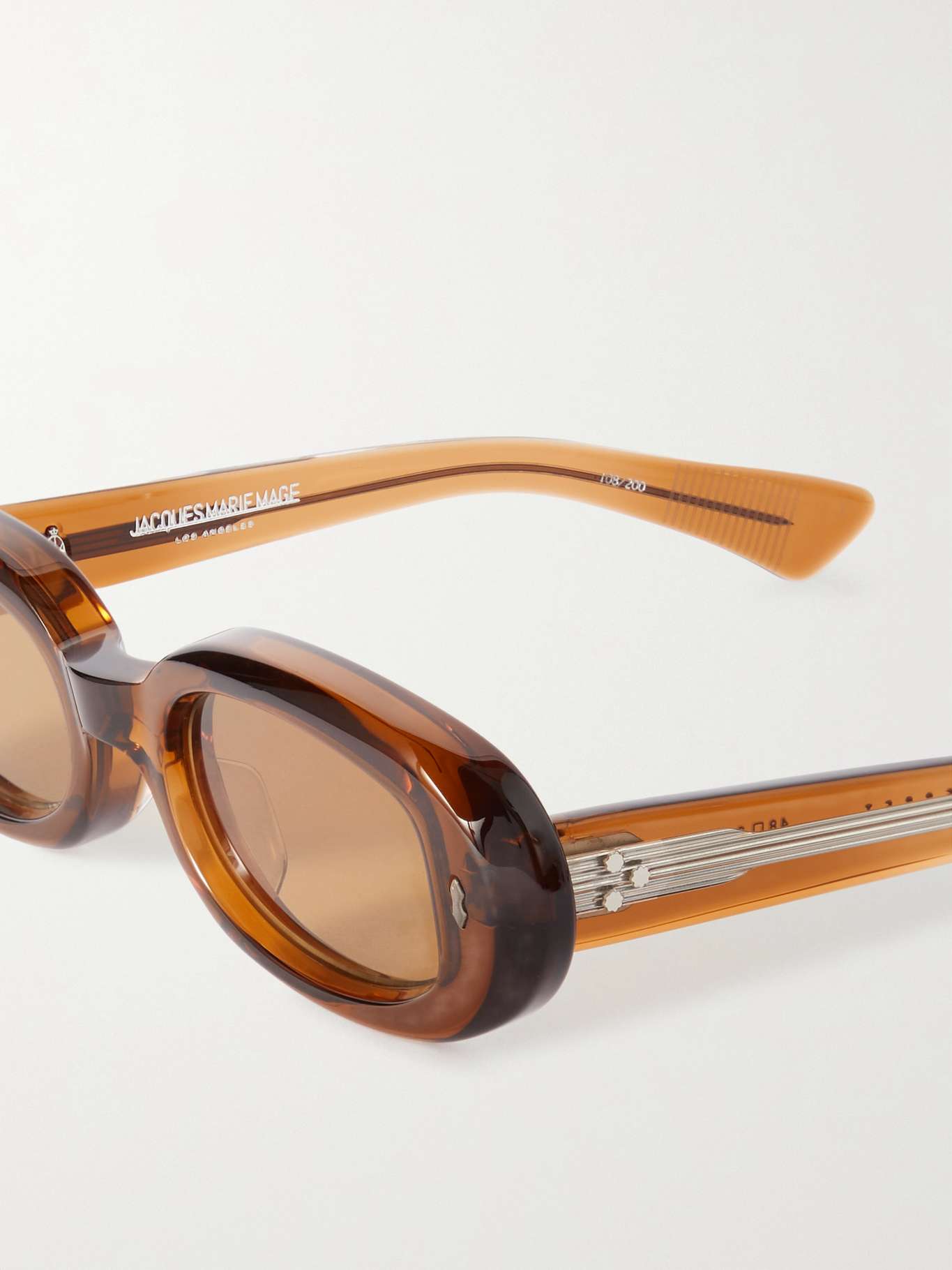 JACQUES MARIE MAGE Besset oval-frame acetate sunglasses | NET-A-PORTER