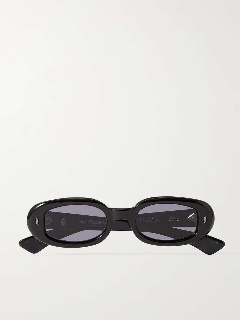 Jacques Marie Mage Besset Small Oval-frame Acetate Sunglasses