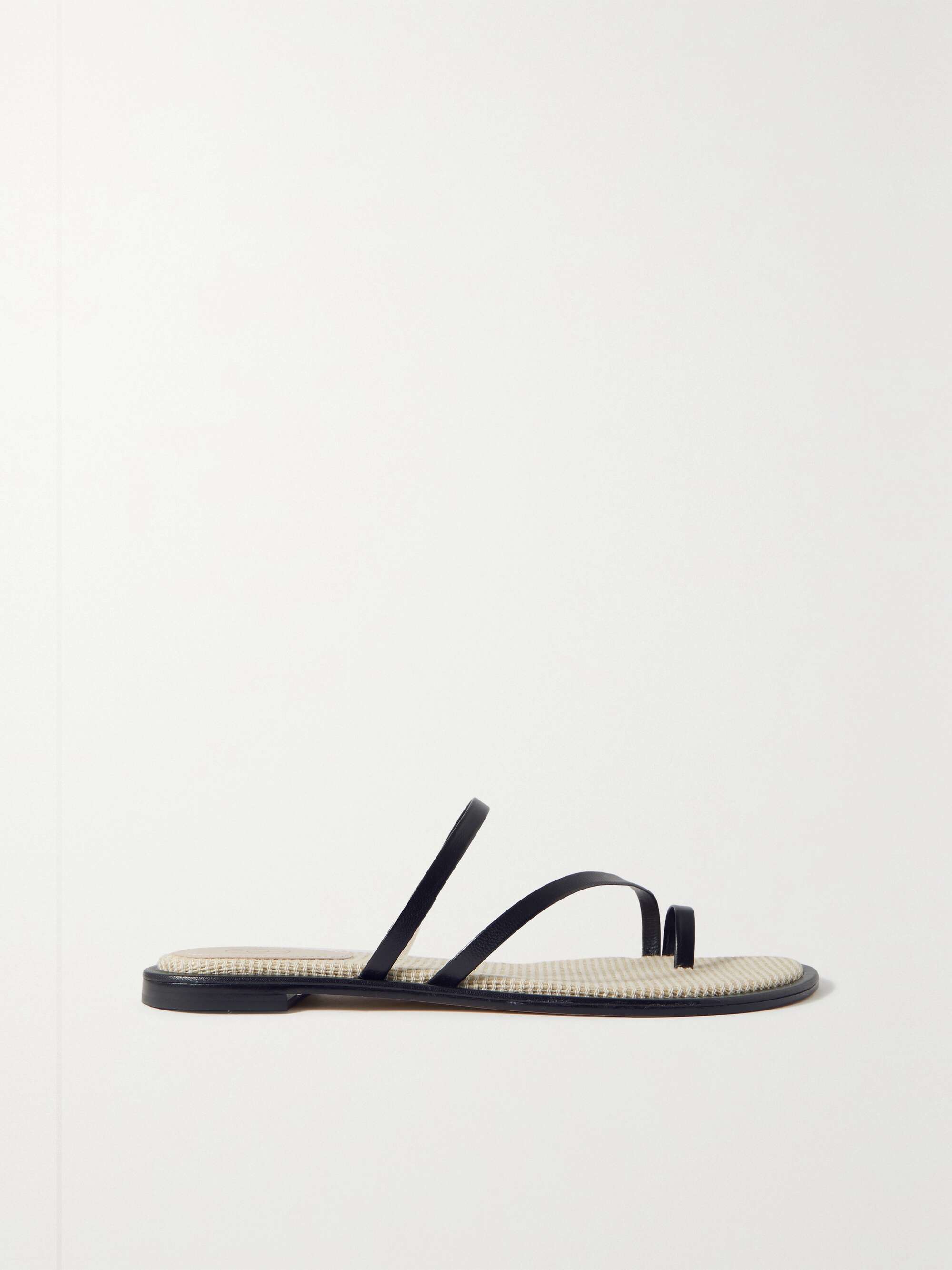Porte & paire knotted leather 2025 sandals
