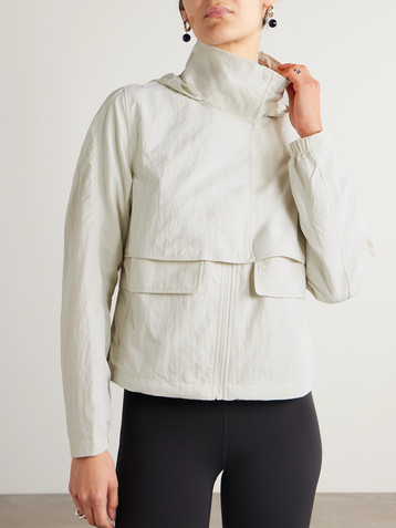 LULULEMON Always Effortless cropped hooded shell jacket