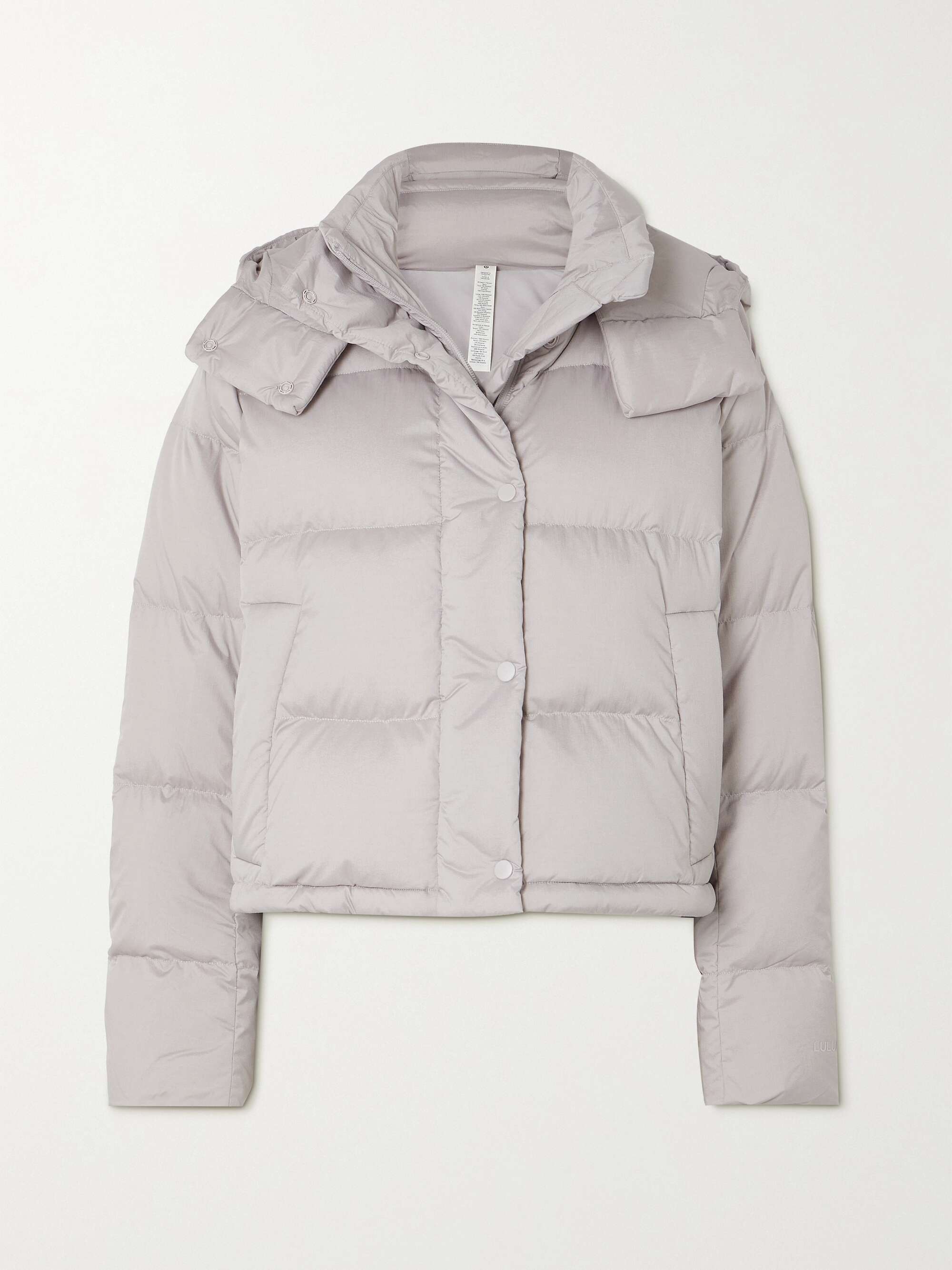 LULULEMON Wunder Puff hooded quilted Glyde™ down jacket