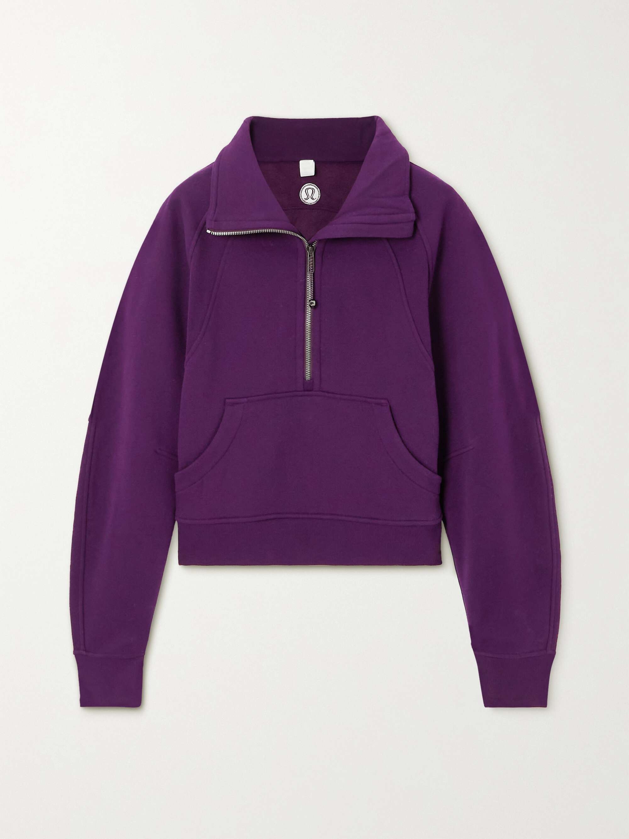 LULULEMON Scuba Funnel Neck cotton-blend sweatshirt