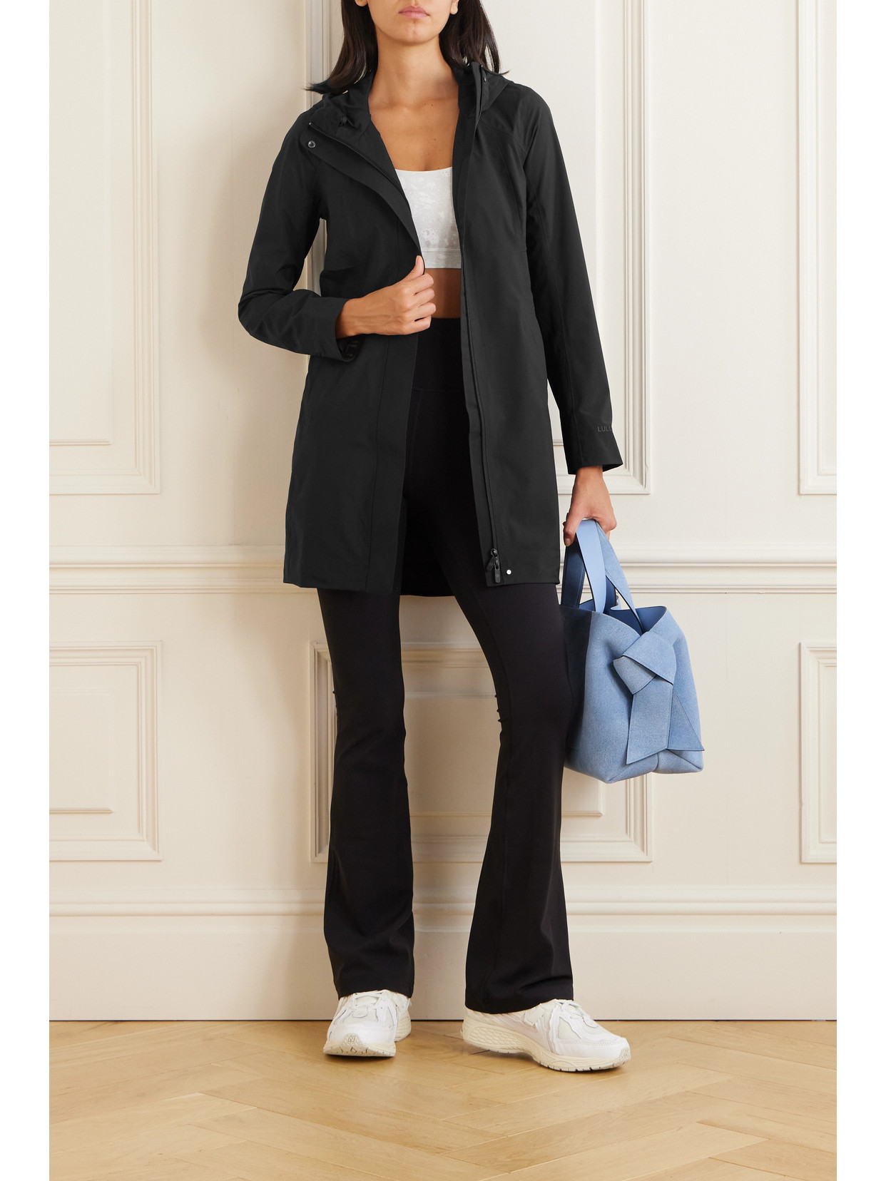 Lululemon Rain Rebel Hooded Glyde Jacket In Black