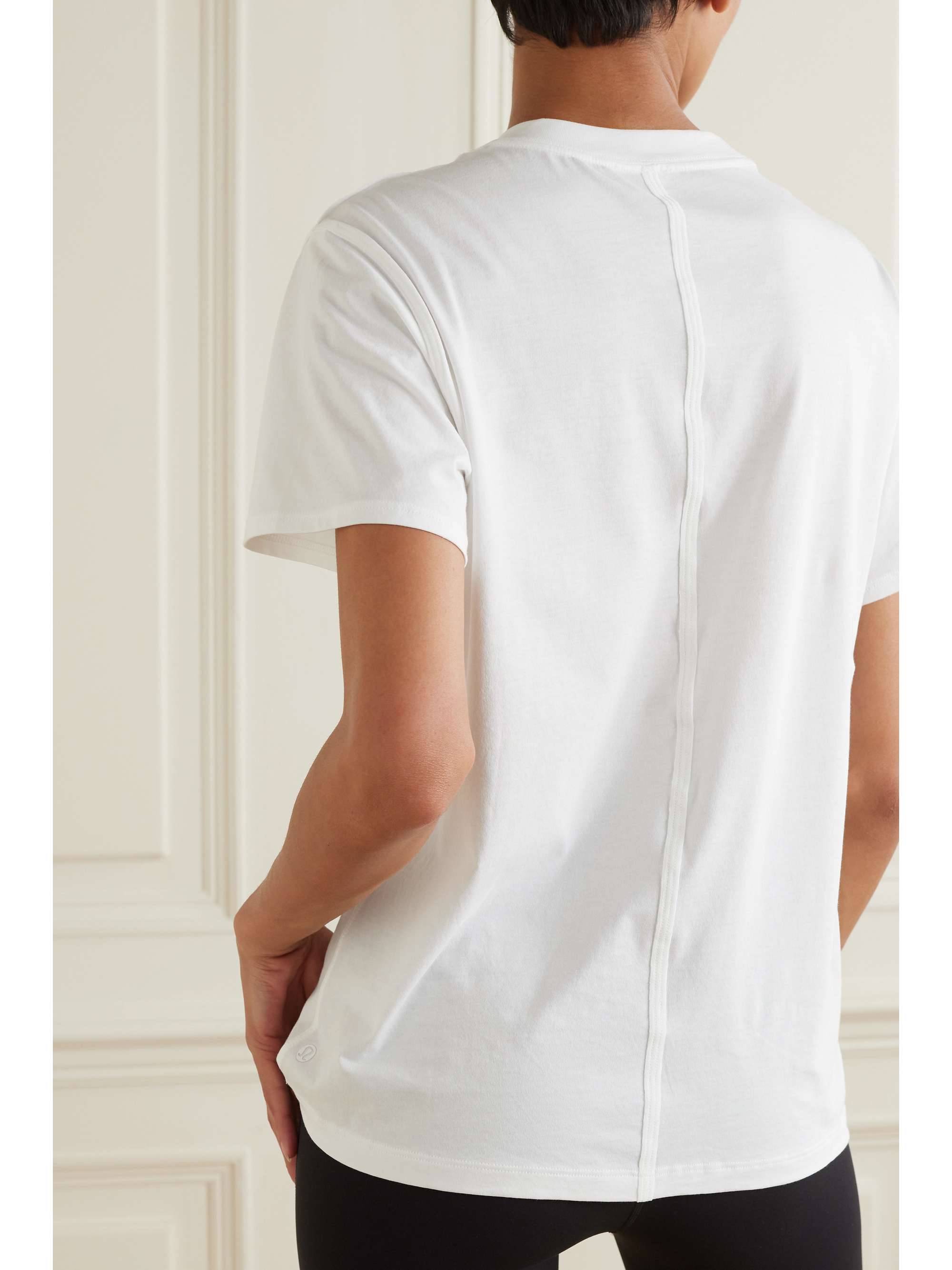 LULULEMON All Yours cropped Pima cotton T-shirt