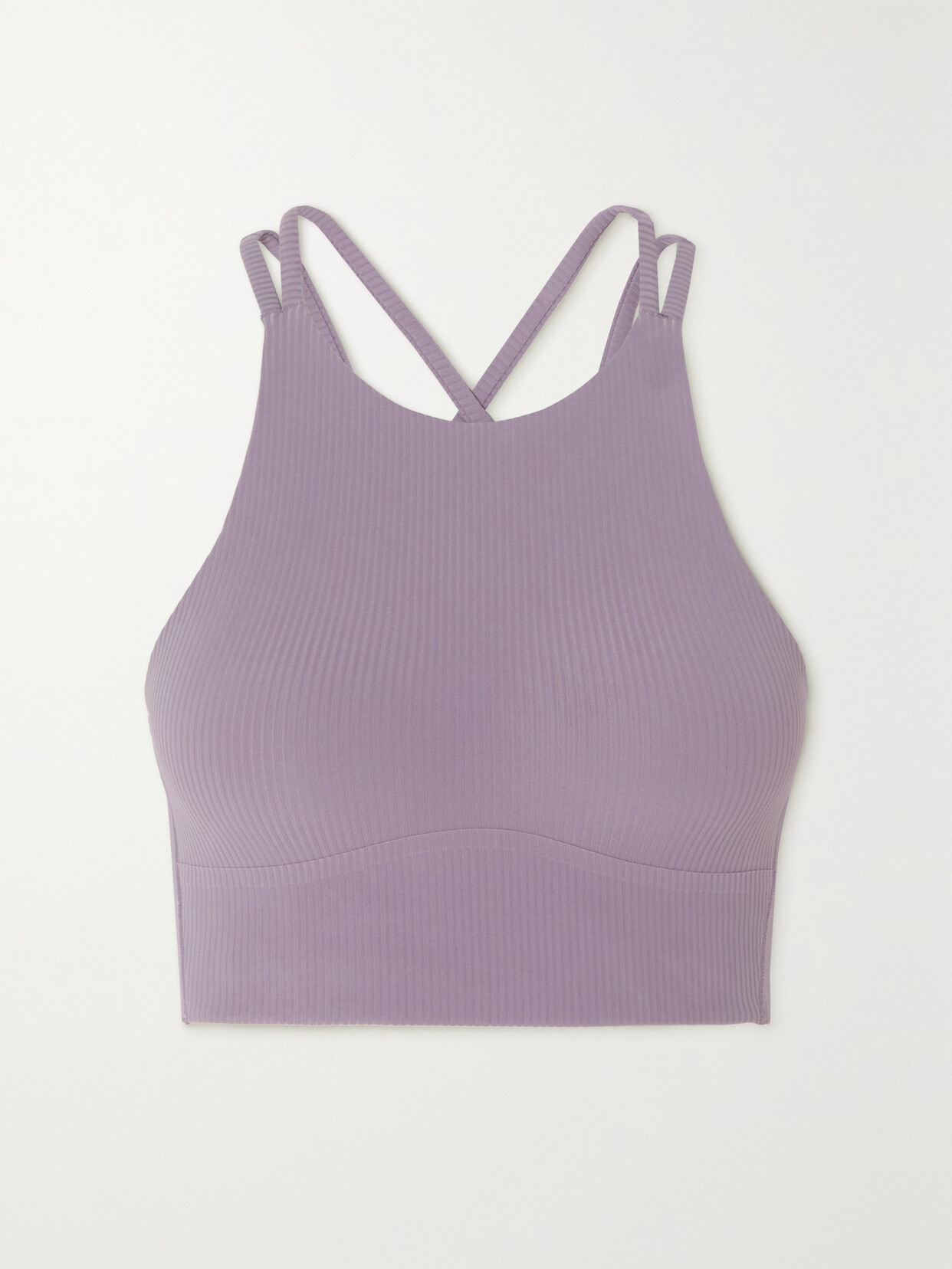 Lululemon Like A Cloud B/c Ribbed Stretch Sports Bra In Purple