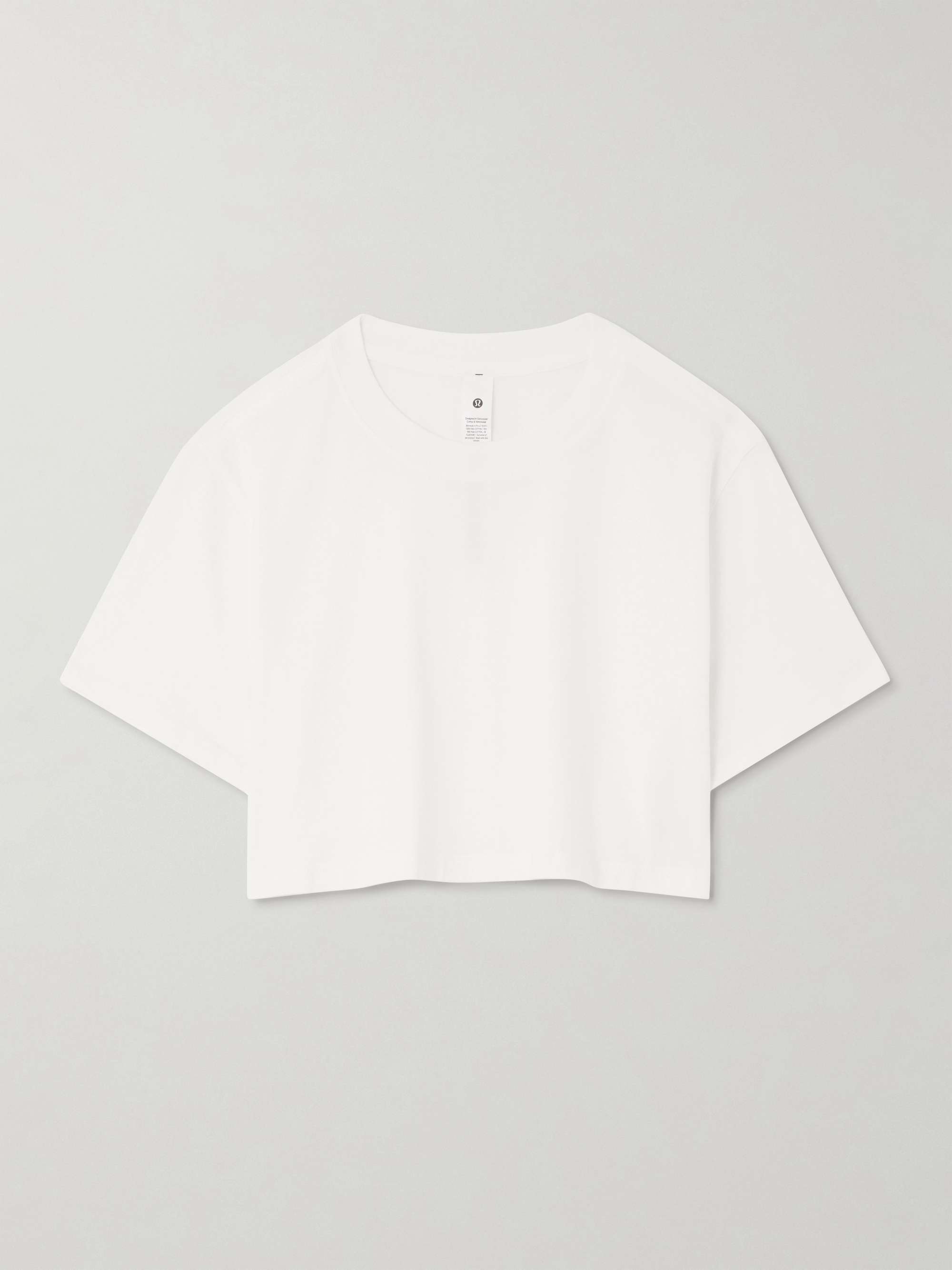 LULULEMON All Yours cropped Pima cotton T-shirt | NET-A-PORTER