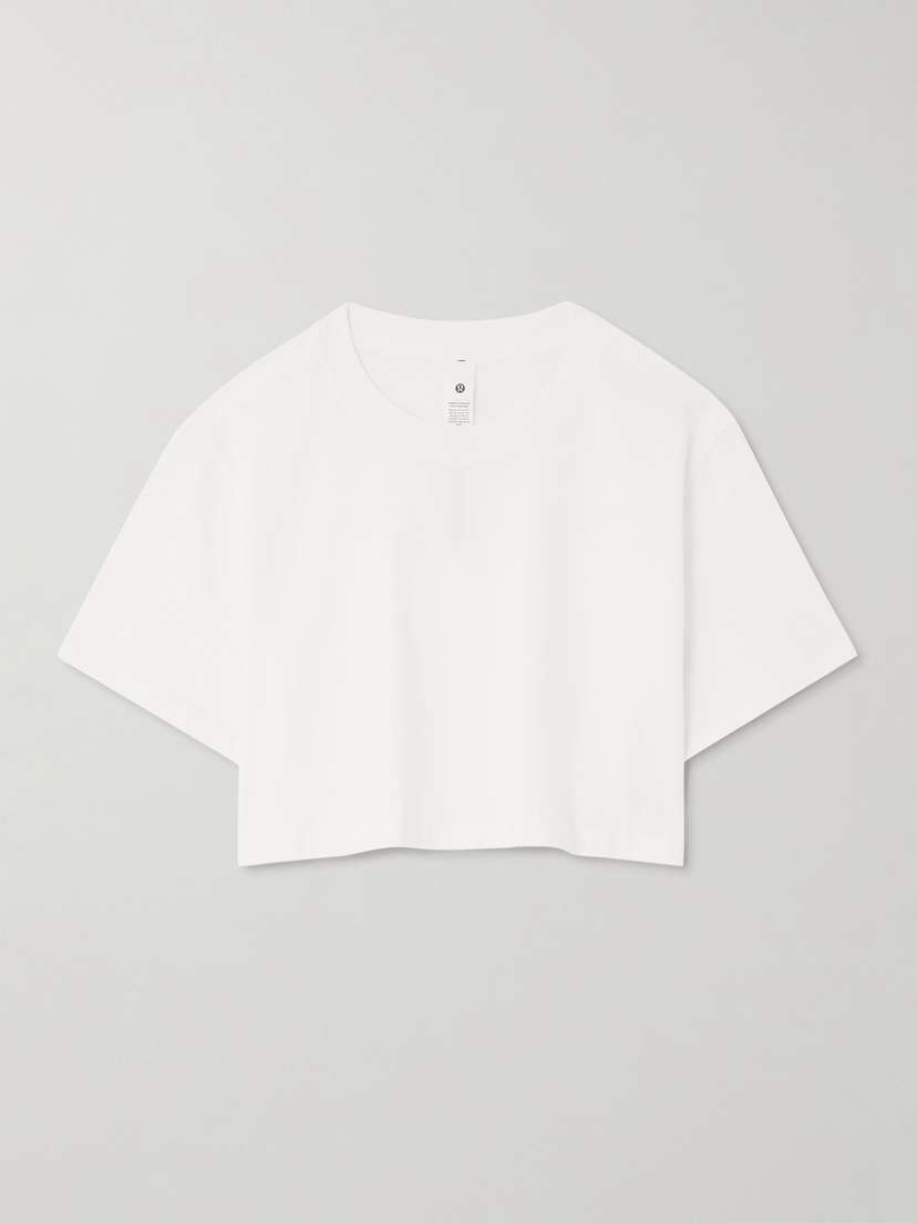 lululemon All Yours Cropped Pima Cotton T-shirt