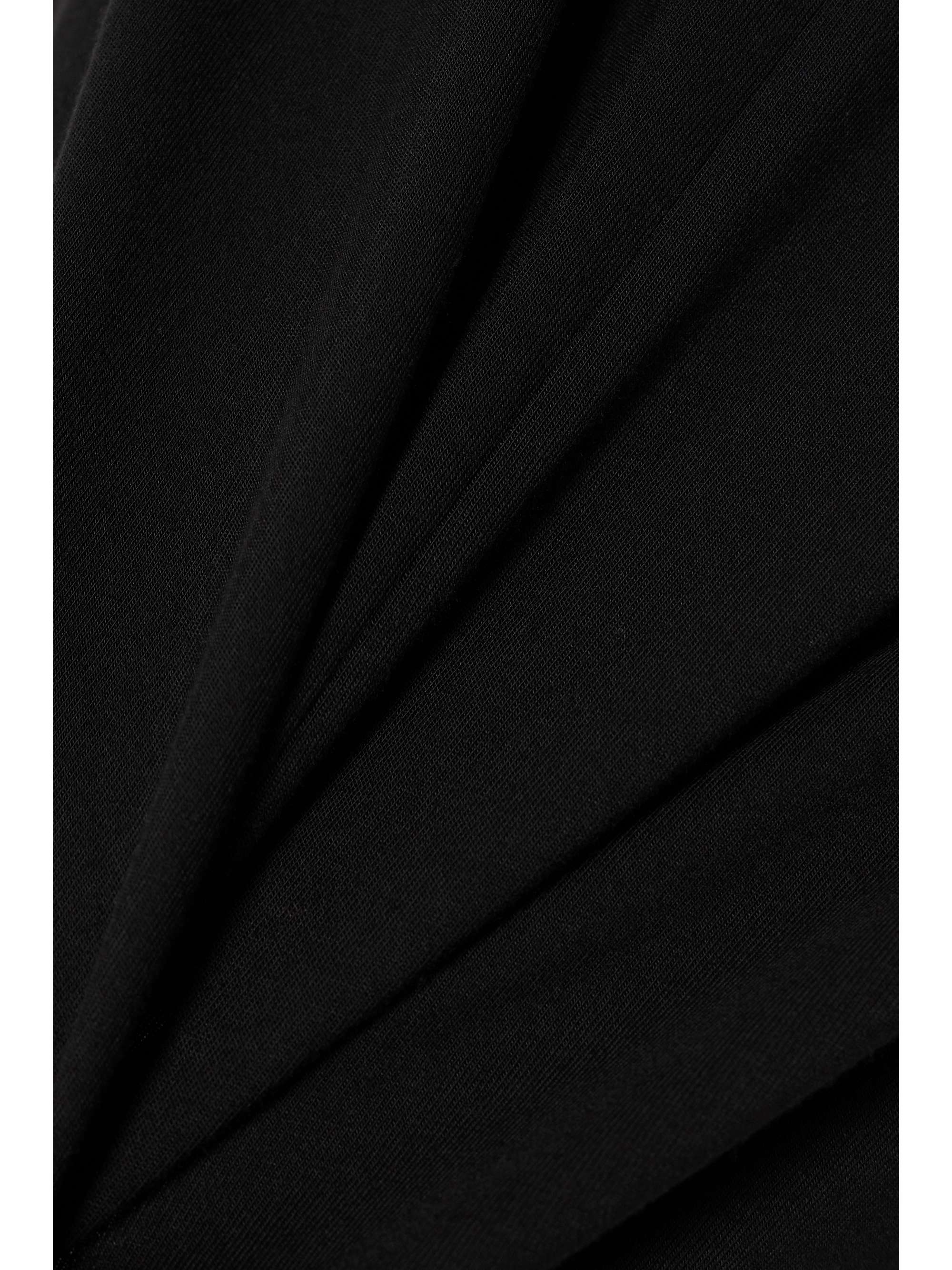 ALO YOGA Cover cropped draped stretchjersey tank NETAPORTER