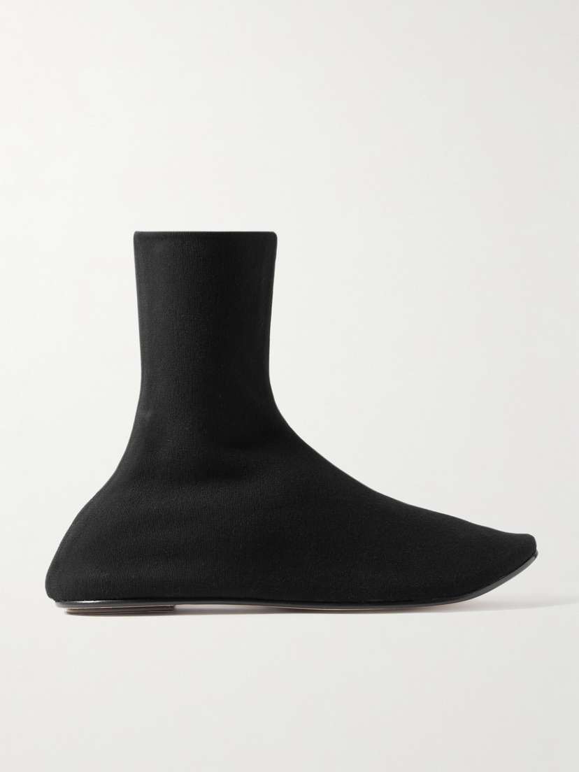 LESET Louis Stretch-ponte Sock Boots