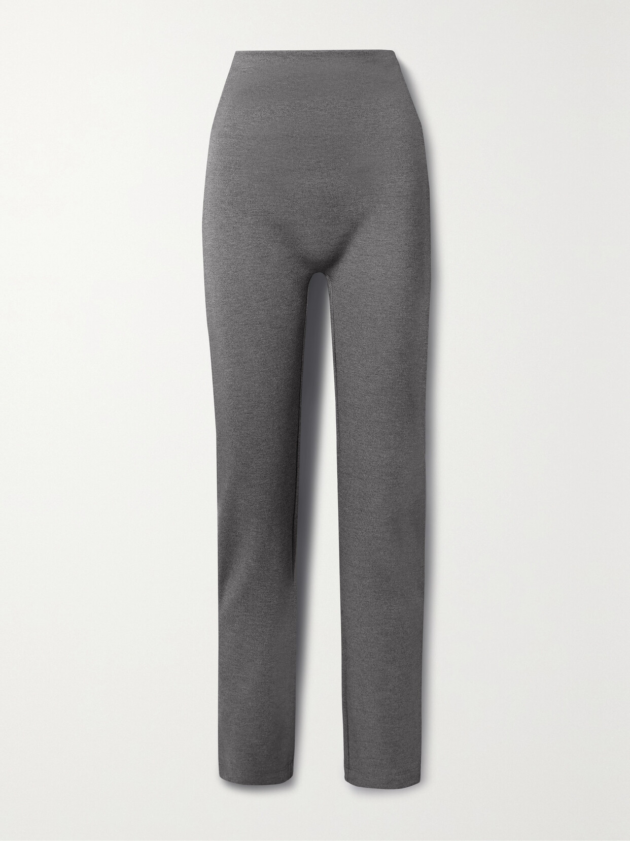 Leset Rio Stretch-ponte Straight-leg Trousers In Grey