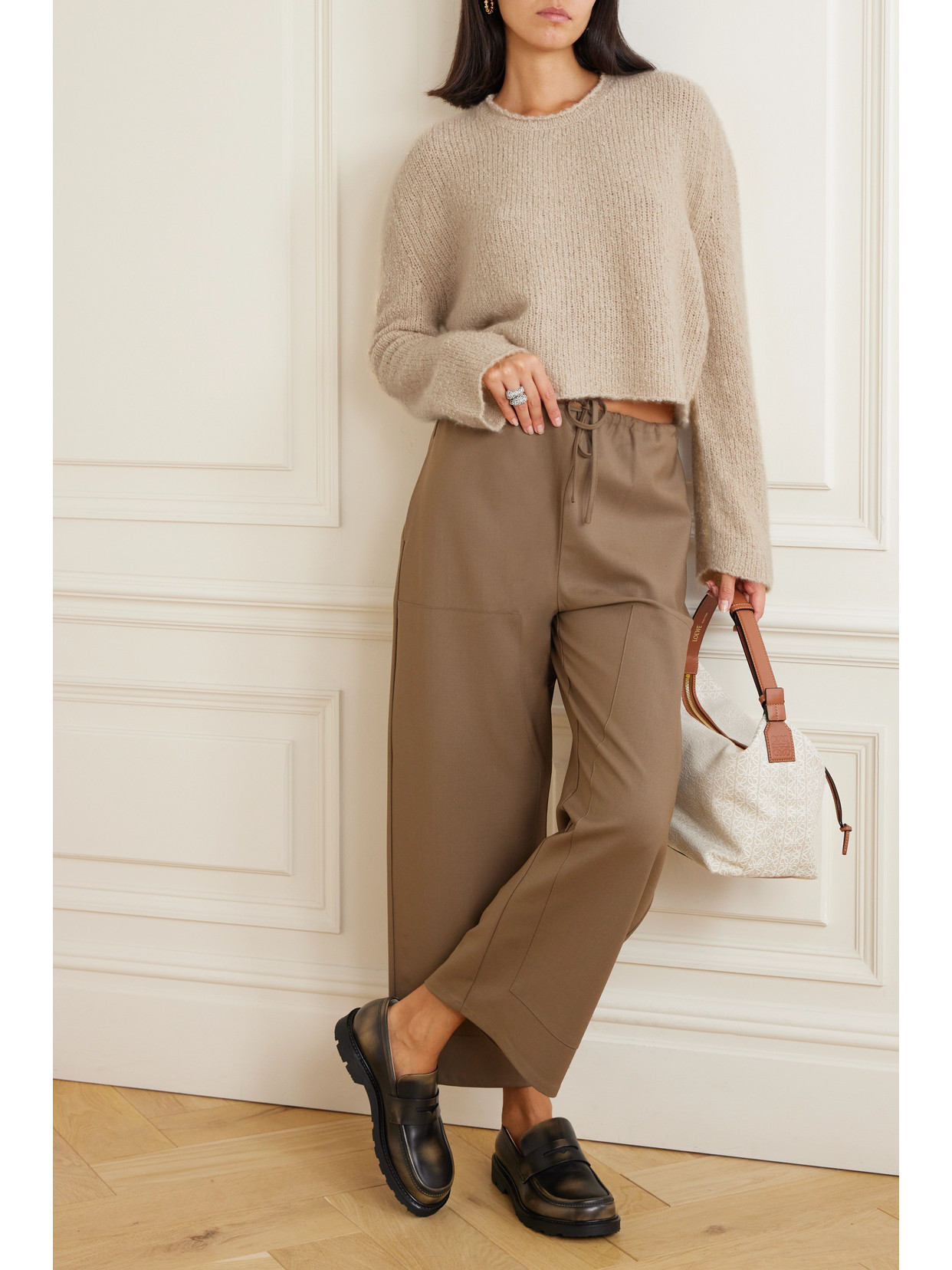 Leset Adam Cashmere-blend Sweater In Neutrals