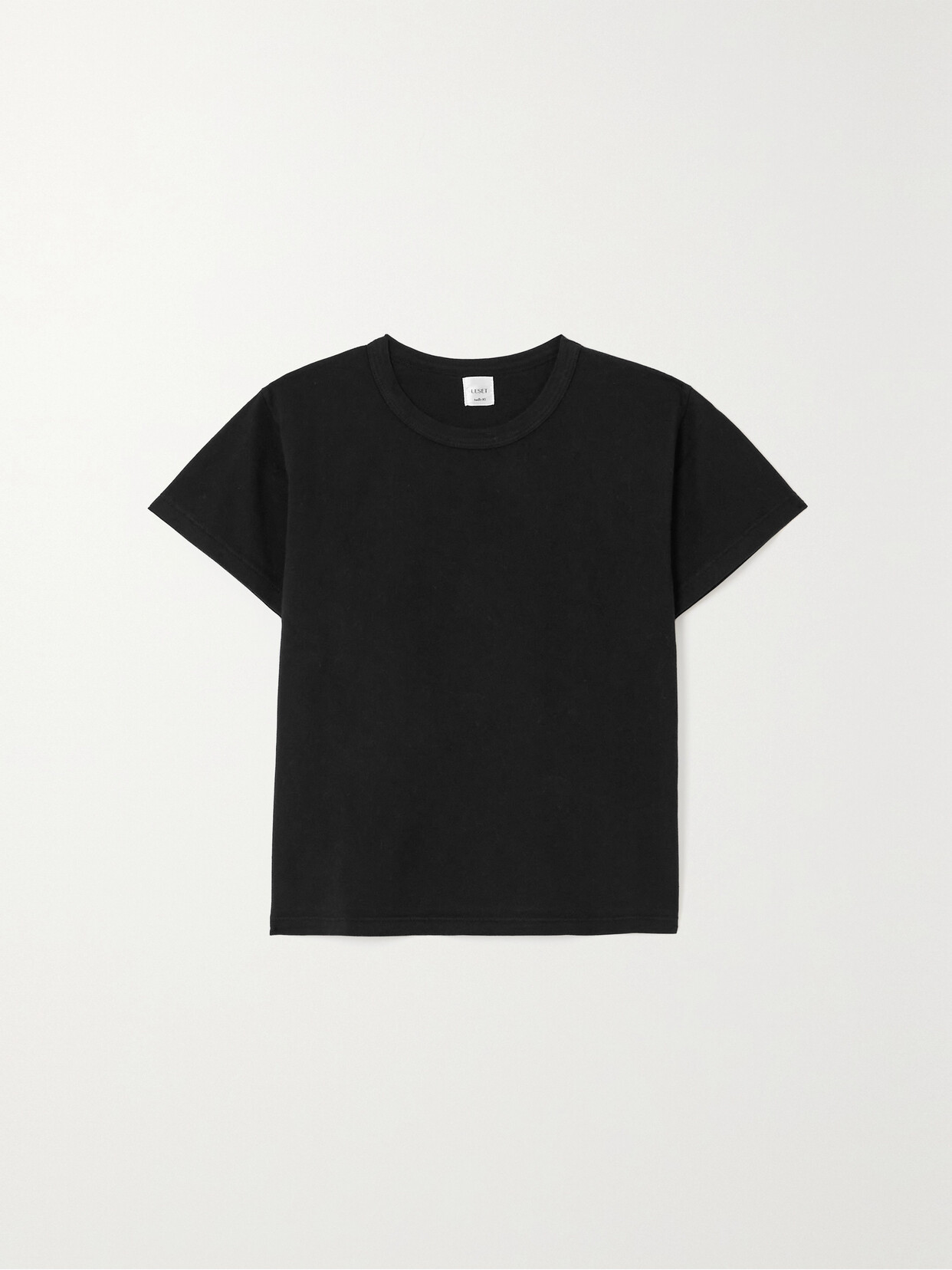 LESET - Margo Cotton-jersey T-shirt - Black