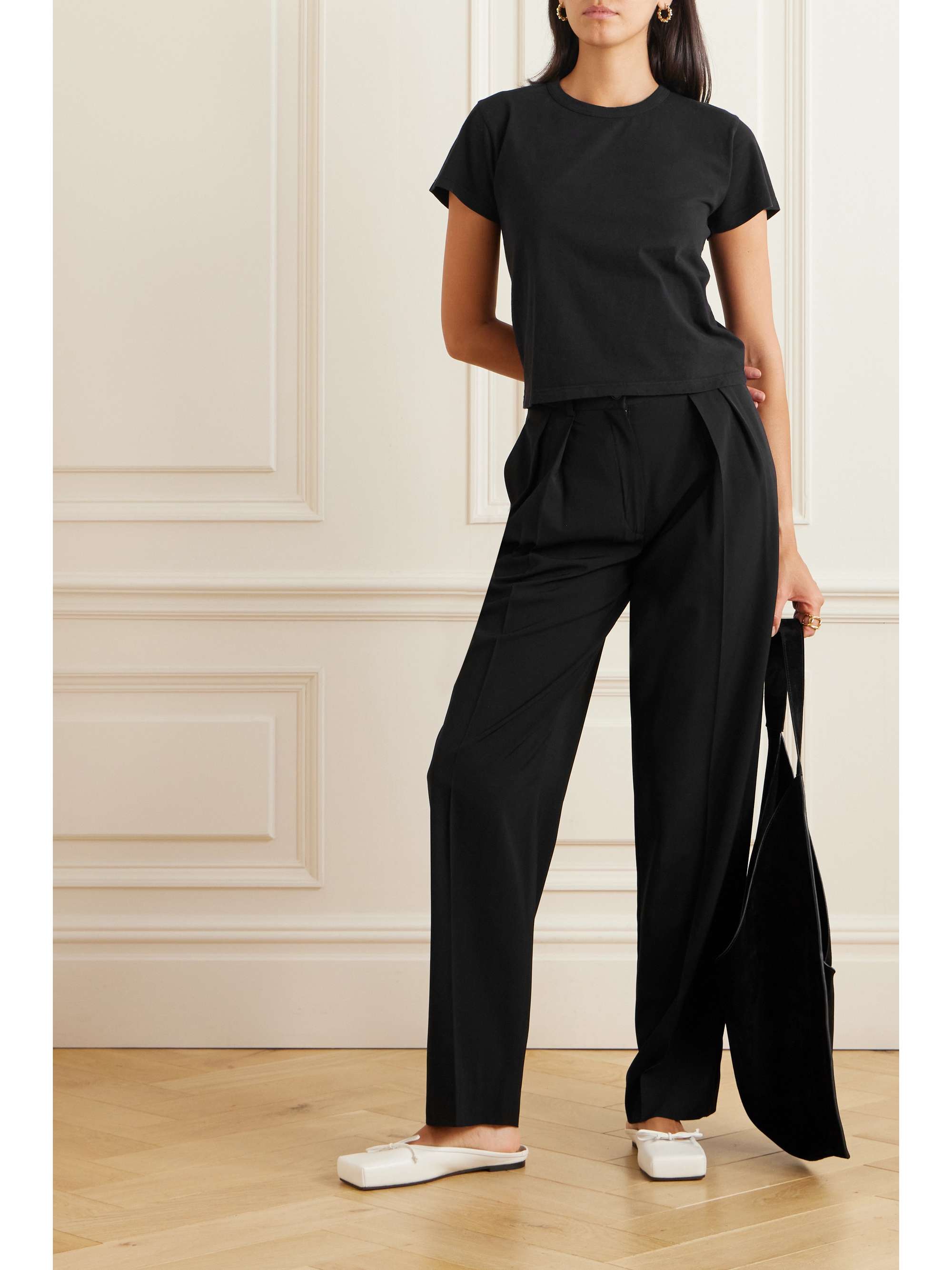 LESET Margo cottonjersey Tshirt NETAPORTER