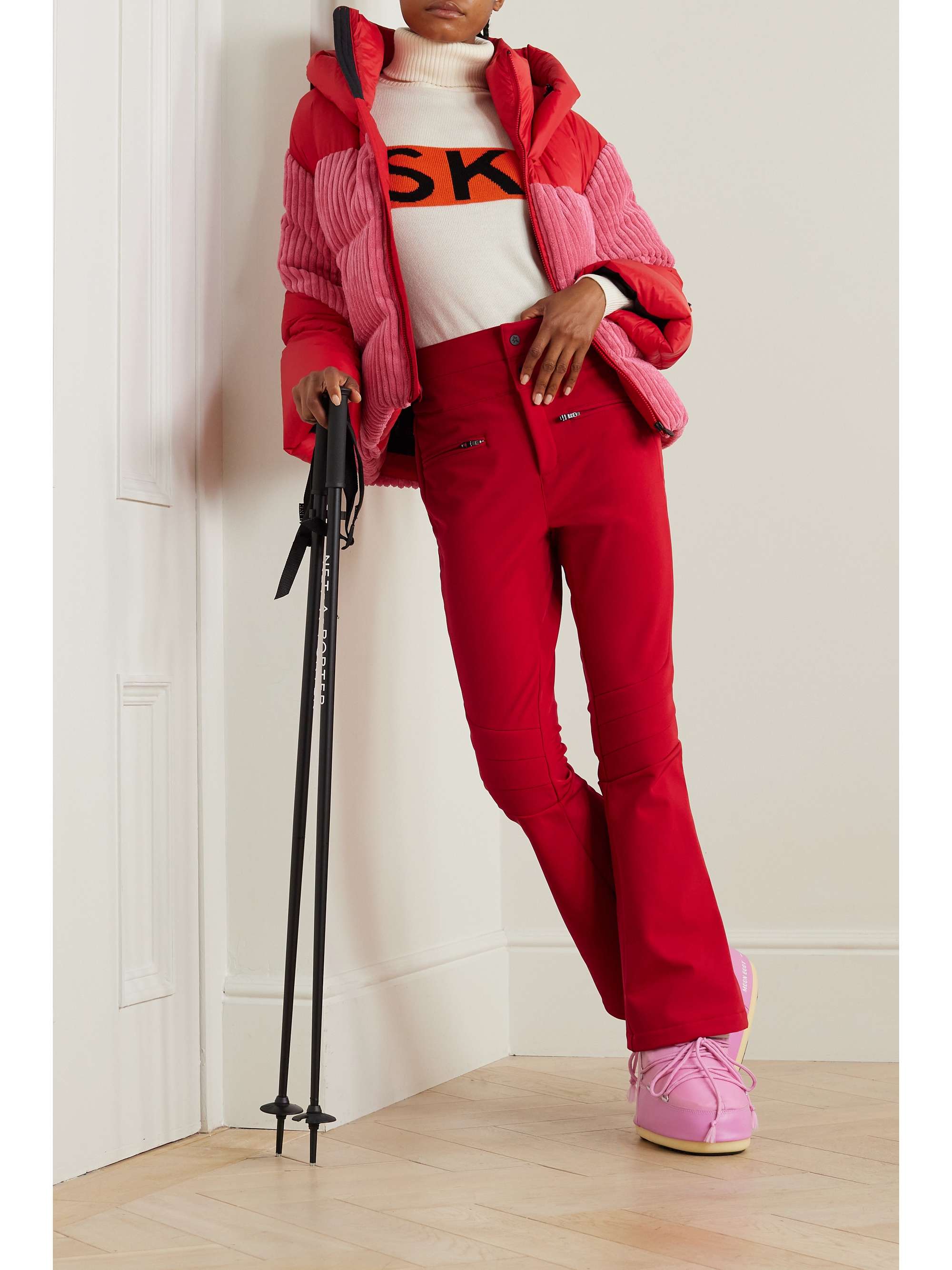 Red 'Aurora' ski trousers Perfect Moment - jupe jean hm neuve taille -  GenesinlifeShops HK