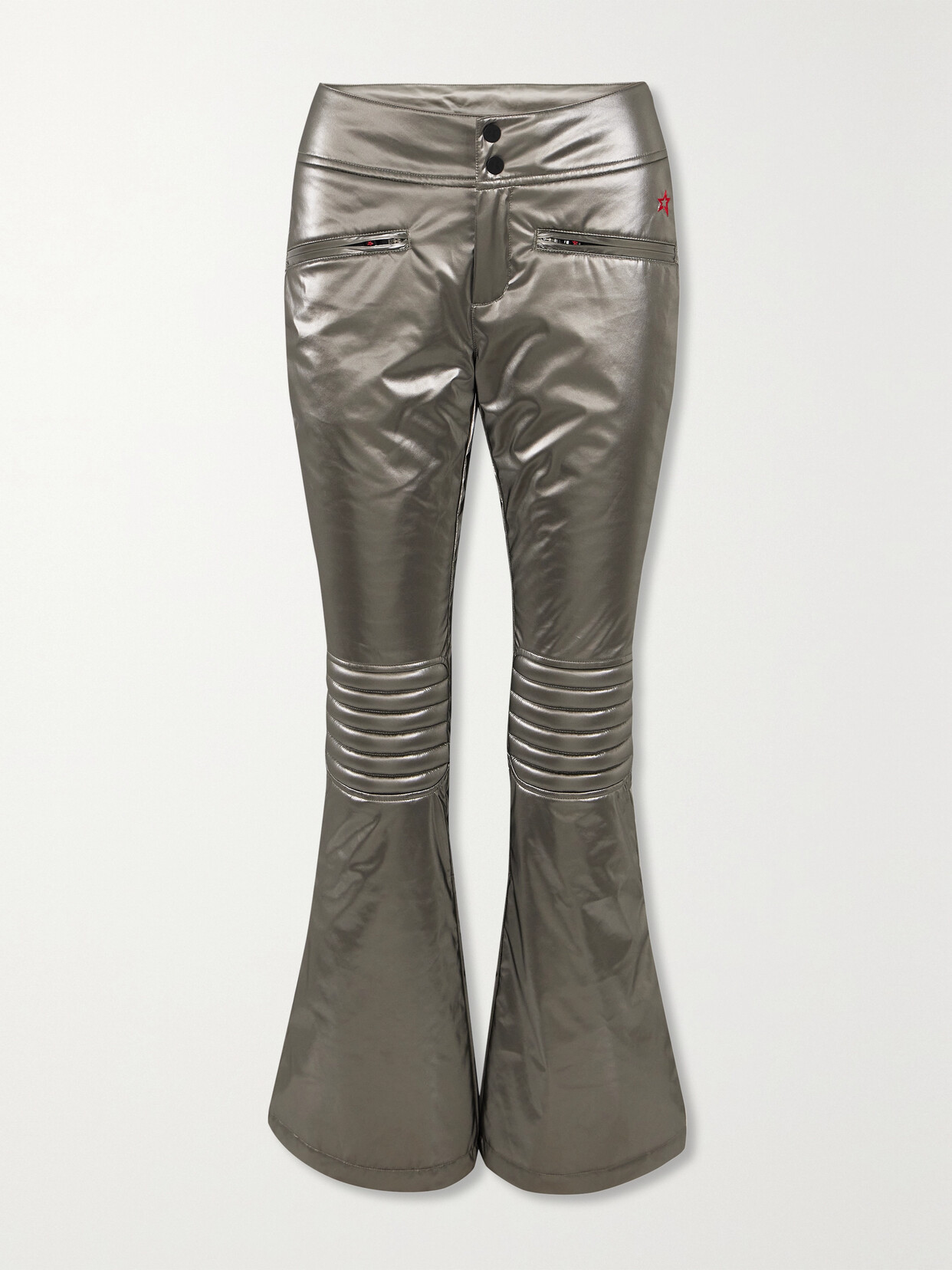 Shop Perfect Moment Aurora Metallic Flared Ski Pants