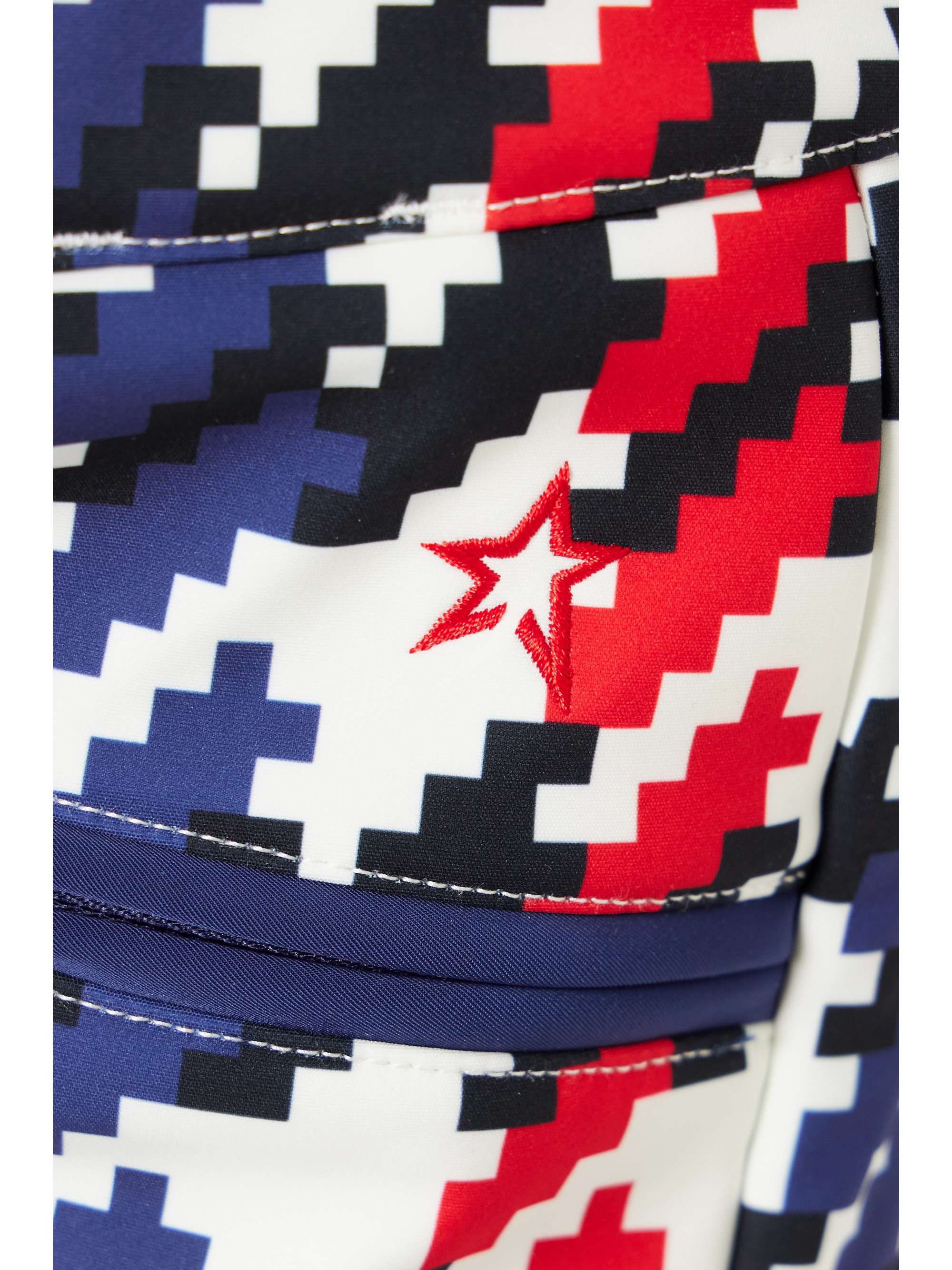 PERFECT MOMENT Aurora houndstooth high-rise flared ski pants