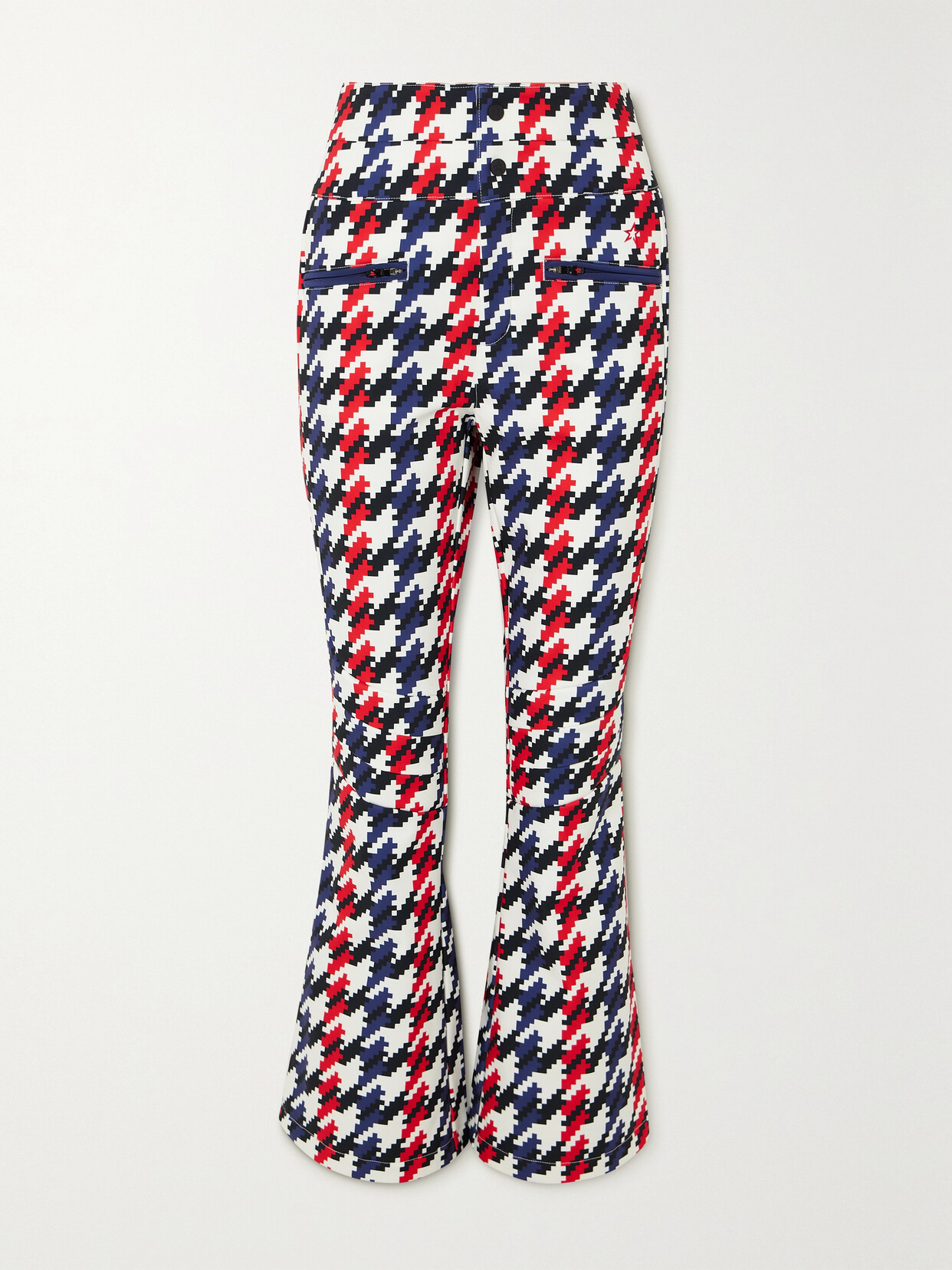 Perfect Moment Aurora Houndstooth Flared Ski Pants - Multi