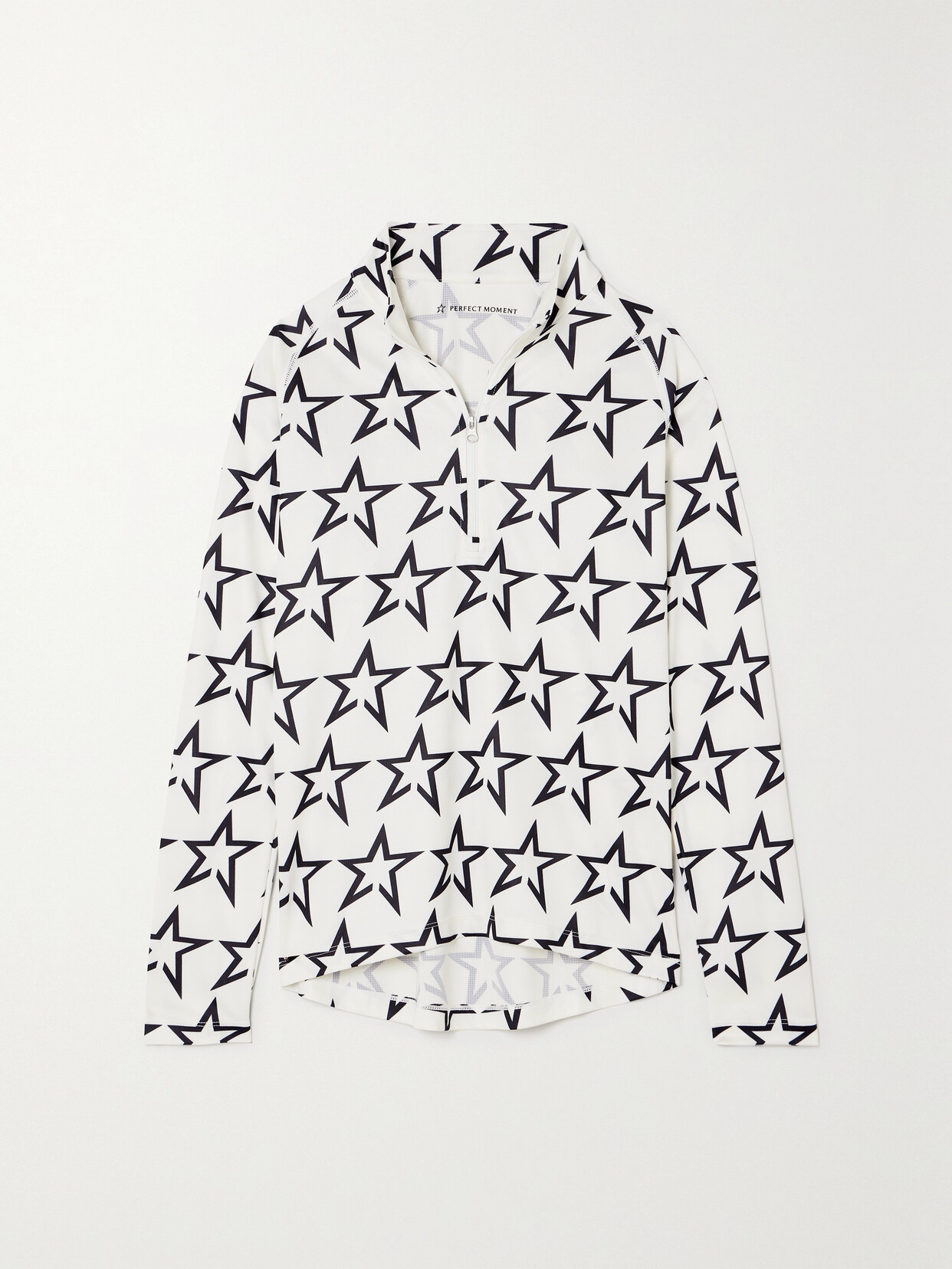 Perfect Moment Printed Jersey Top - White