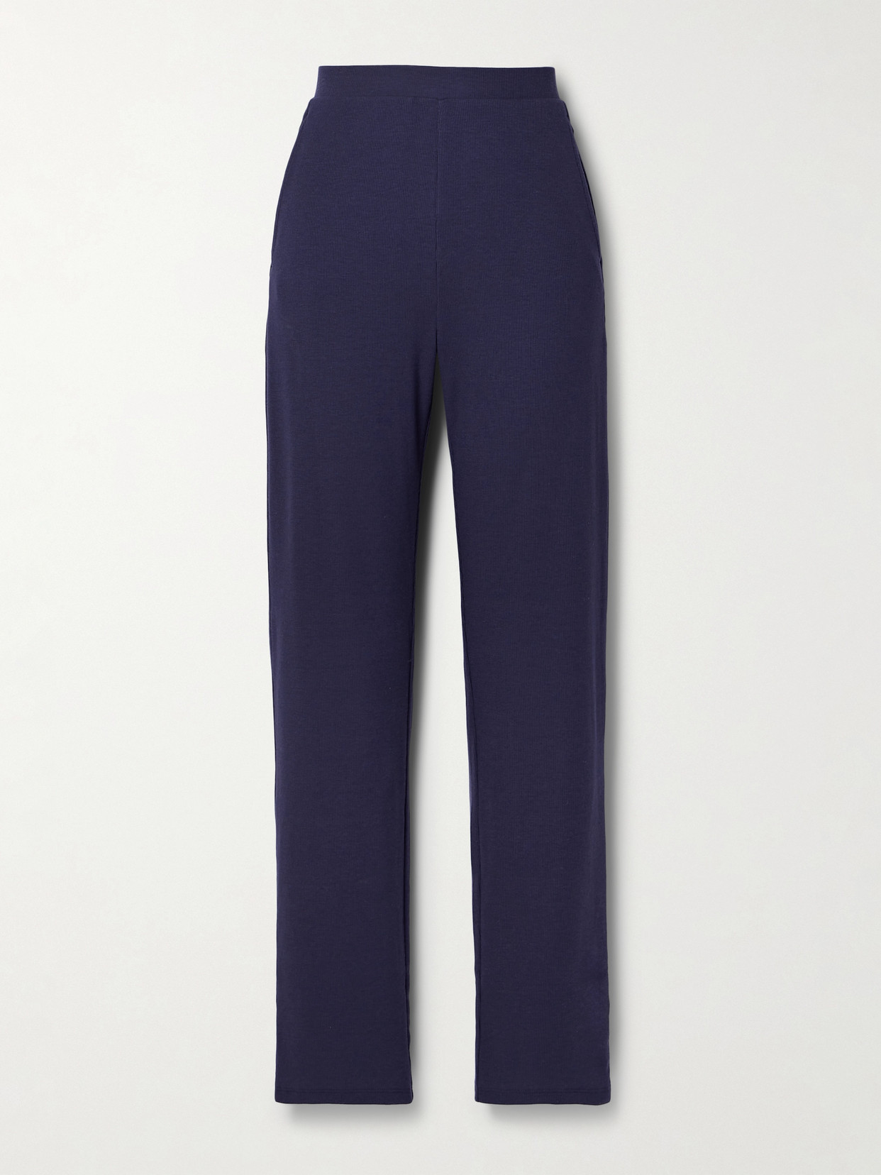 Skin Nakita Rib-knitted Pants In Blue