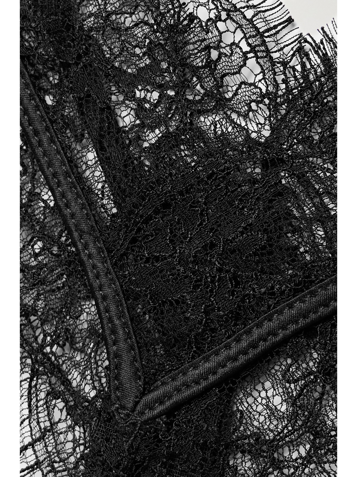 Kiki De Montparnasse Lace Insert Garter Belt In Black