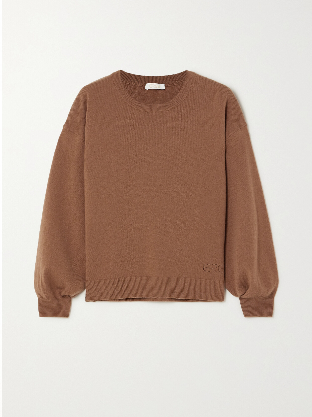 Shop Eres Colorama Maille Famous Wool And Cashmere-blend Sweater In Brown