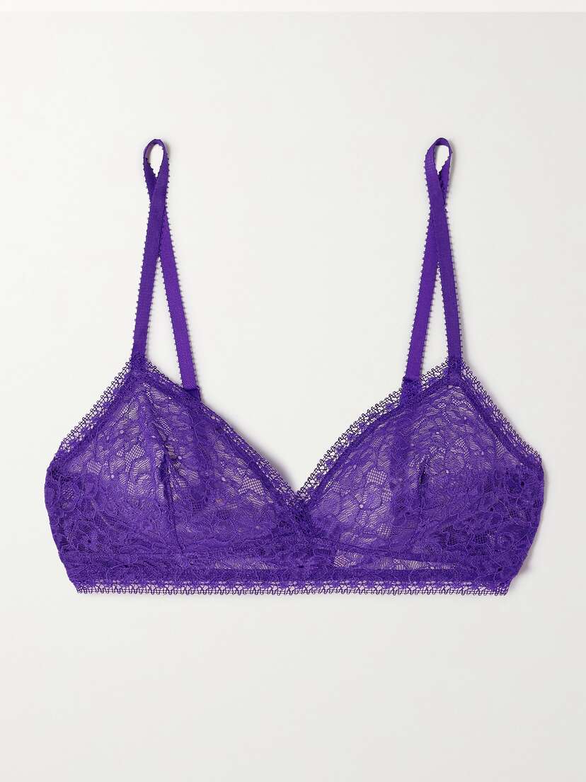 Eres Pensees Douce Stretch-lace Soft-cup Triangle Bra