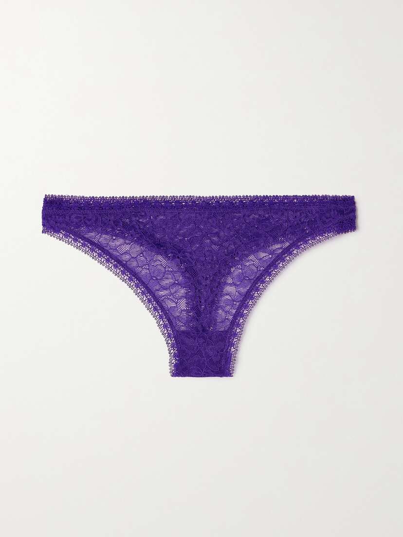 Eres Pensees Reflet Stretch-lace Thong