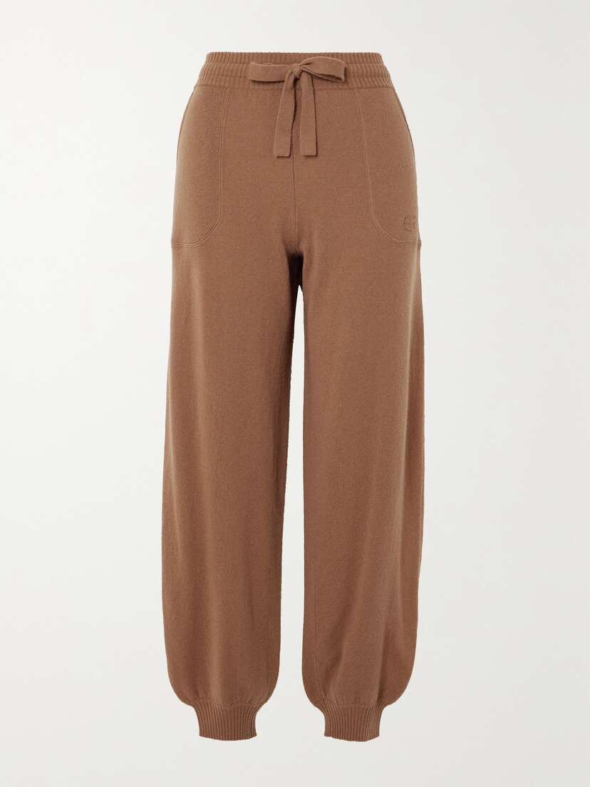 Eres Colorama Maille Star Wool And Cashmere-blend Tapered Track Pants