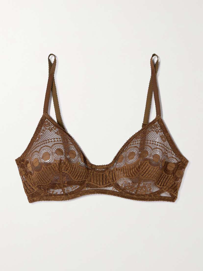 Eres Flore Trefle Lace Underwired Soft-cup Bra