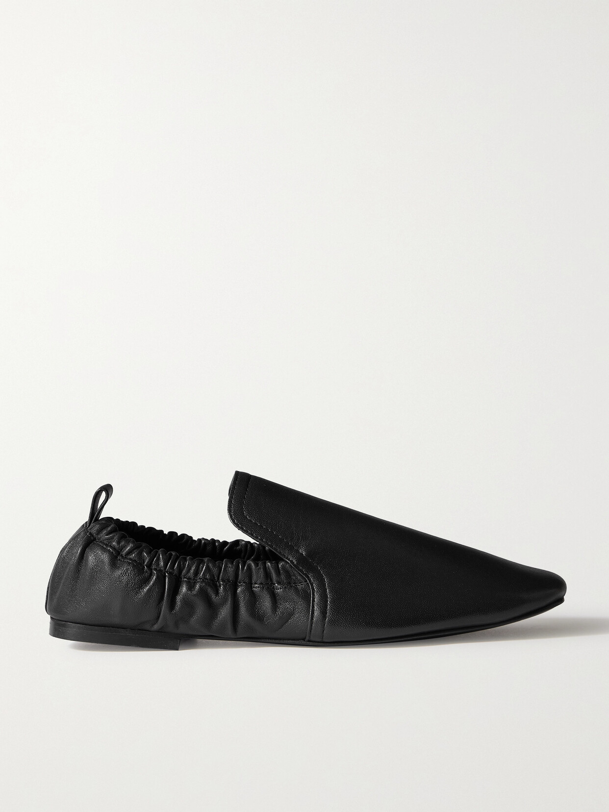 Shop A.emery Delphine Leather Loafers In Black