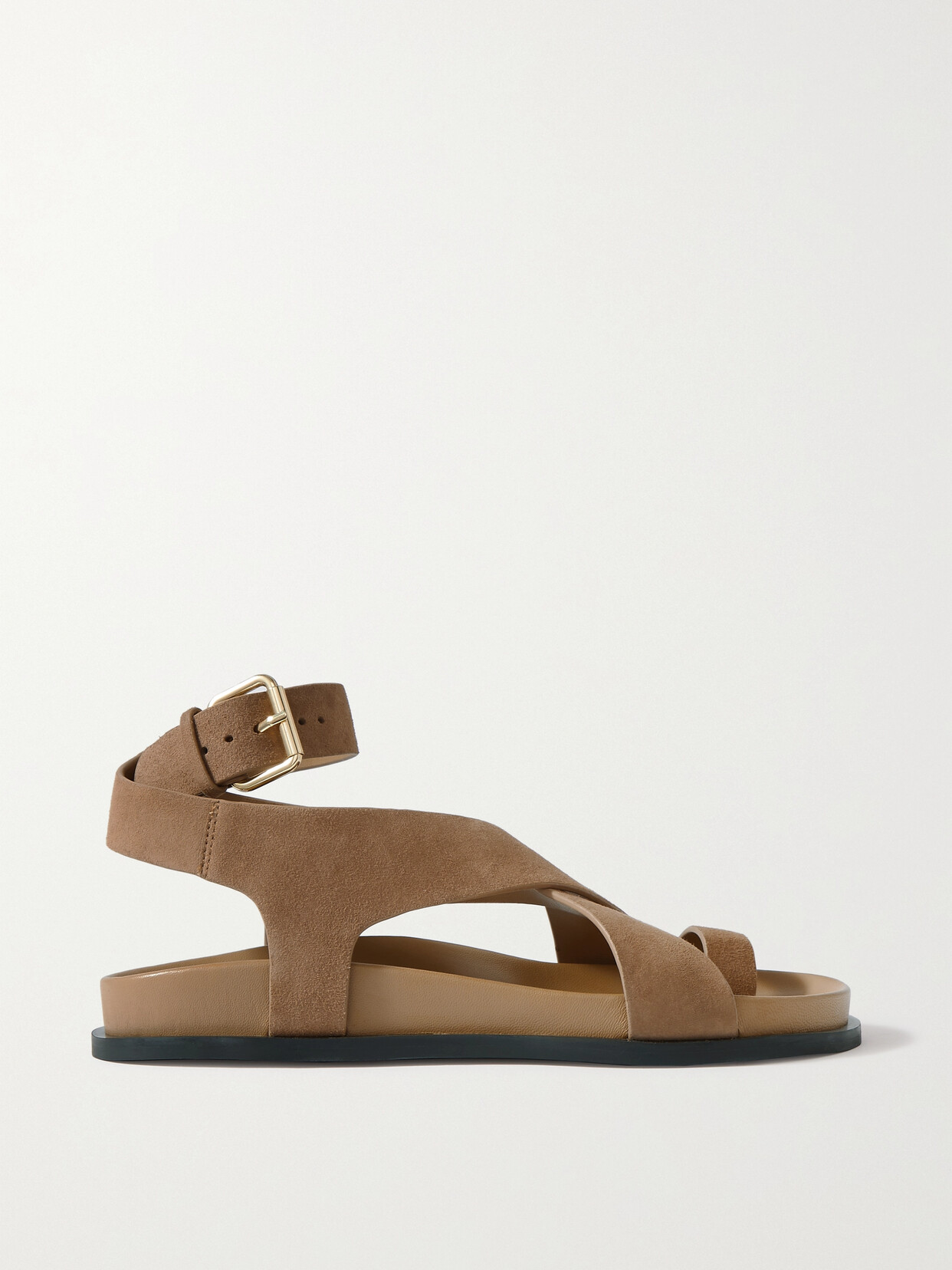 Shop A.emery Jalen Suede Sandals In Brown