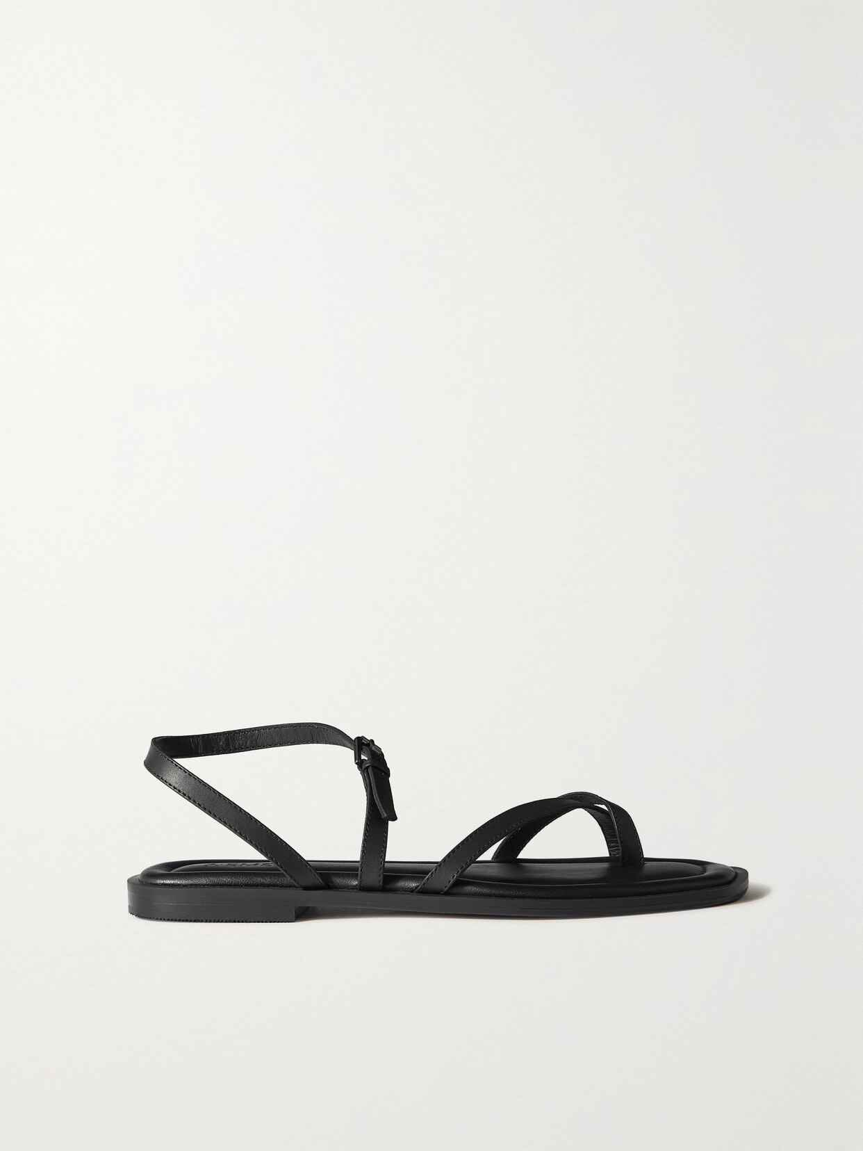 A Emery Lucia Leather Sandals - Black