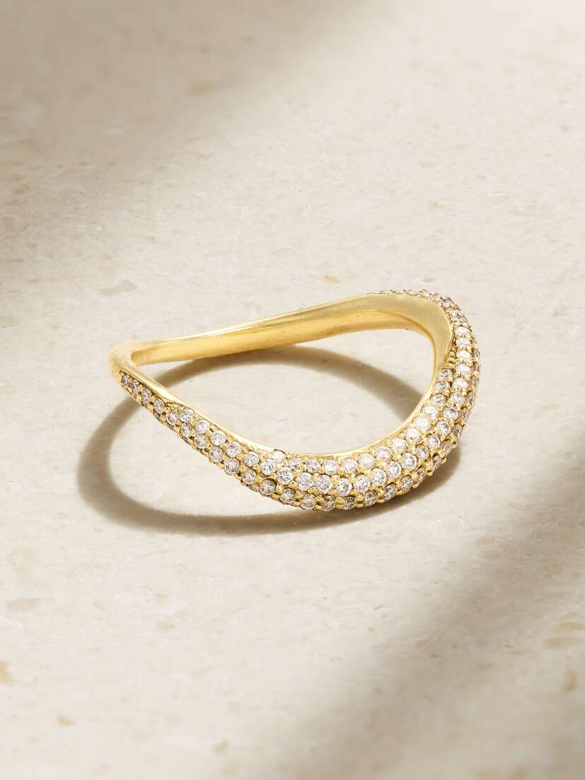 Kimaï The Jackie Thin 18-karat Gold Laboratory-grown Diamond Ring