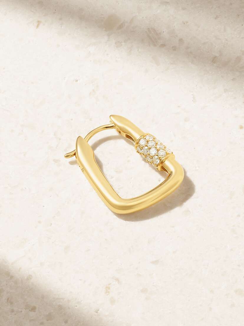 Kimaï The Silo 18-karat Recycled Gold Laboratory-grown Diamond Single Earring