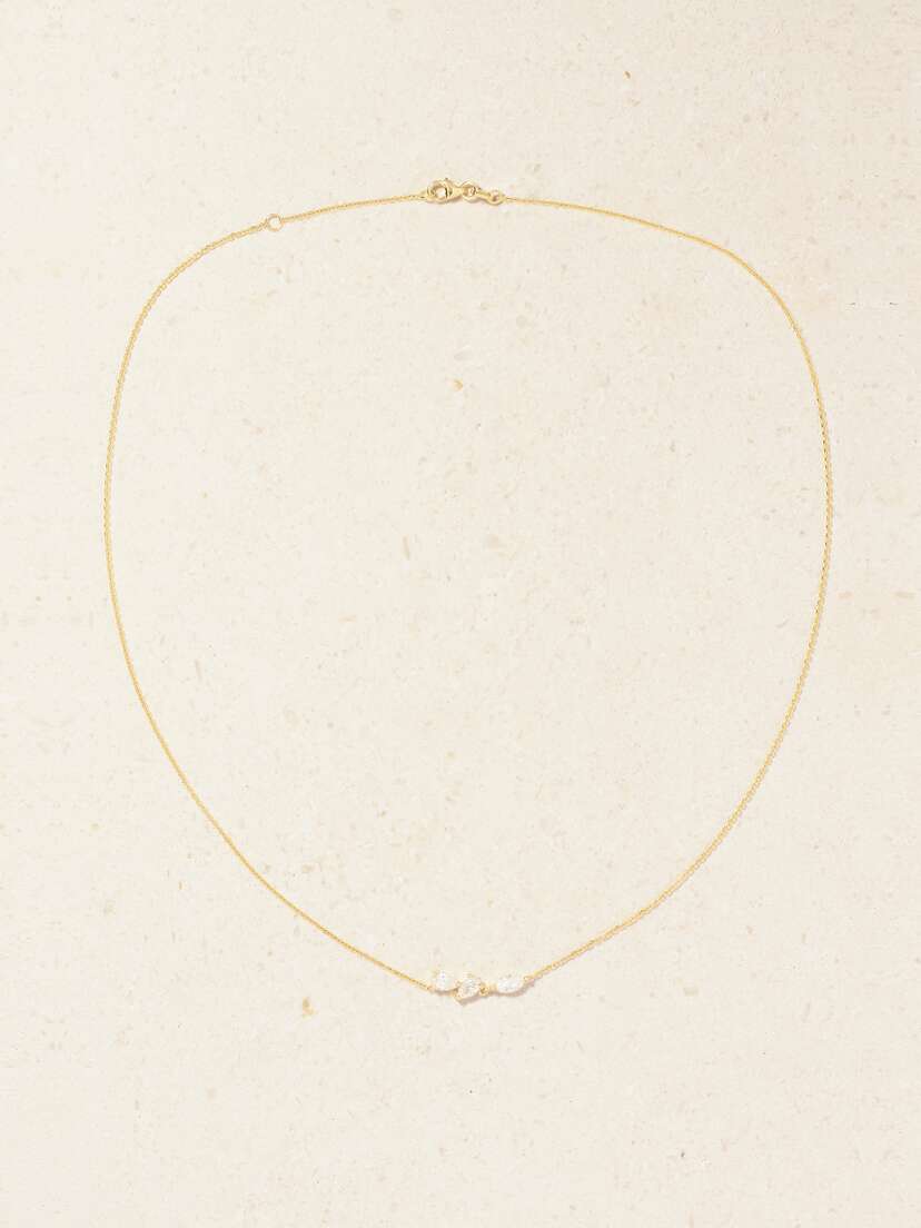 Kimaï The Dali 18-karat Recycled Gold Laboratory-grown Diamond Necklace