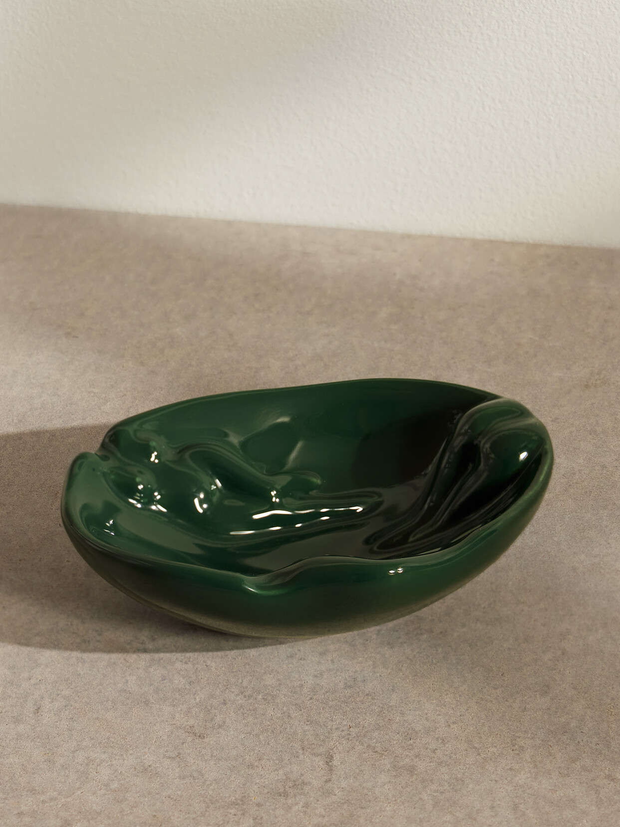 Anissa Kermiche - Asstray Earthenware Dish - Green