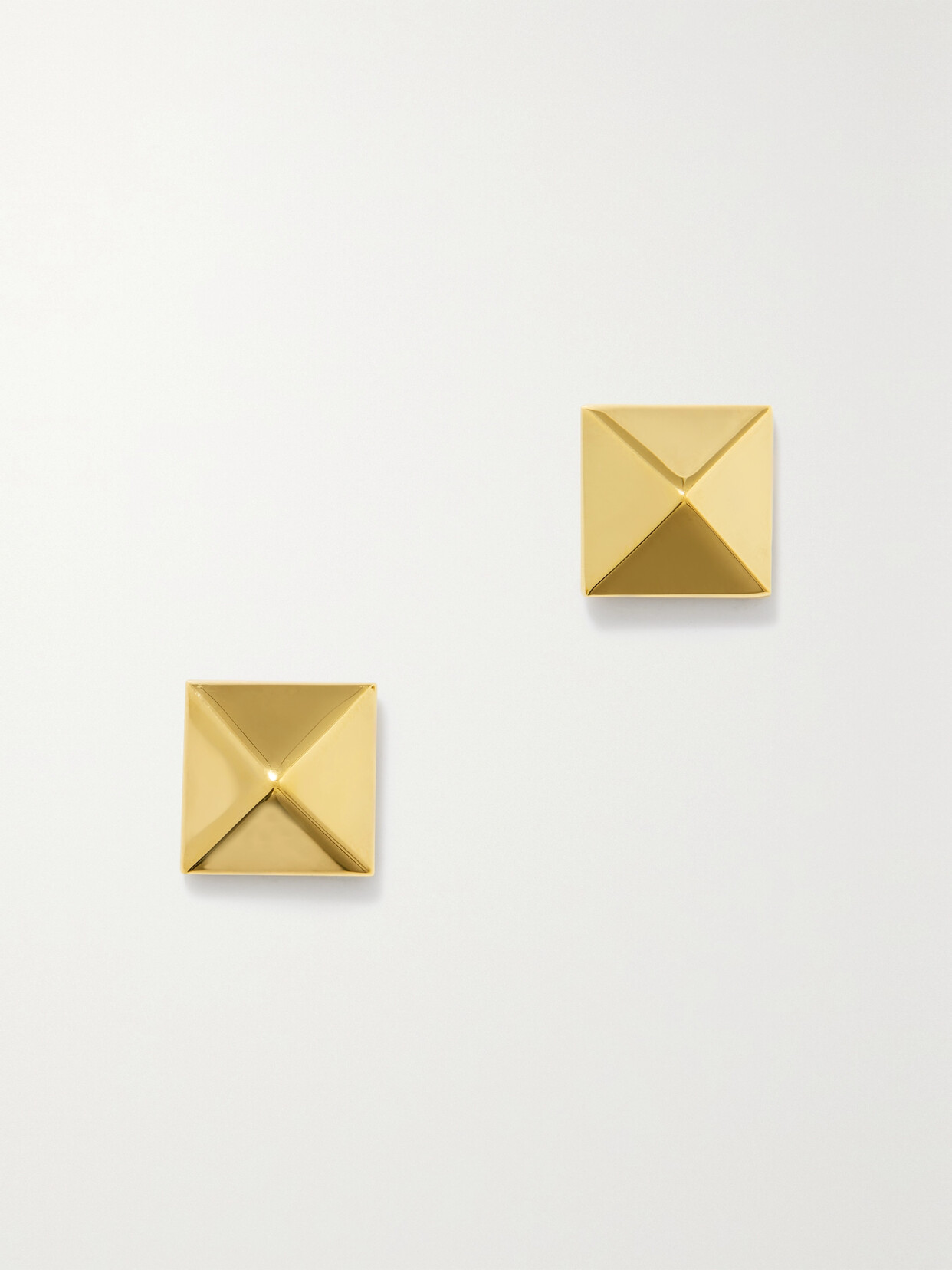 Valentino Garavani - Rockstud Gold-tone Earrings - One size