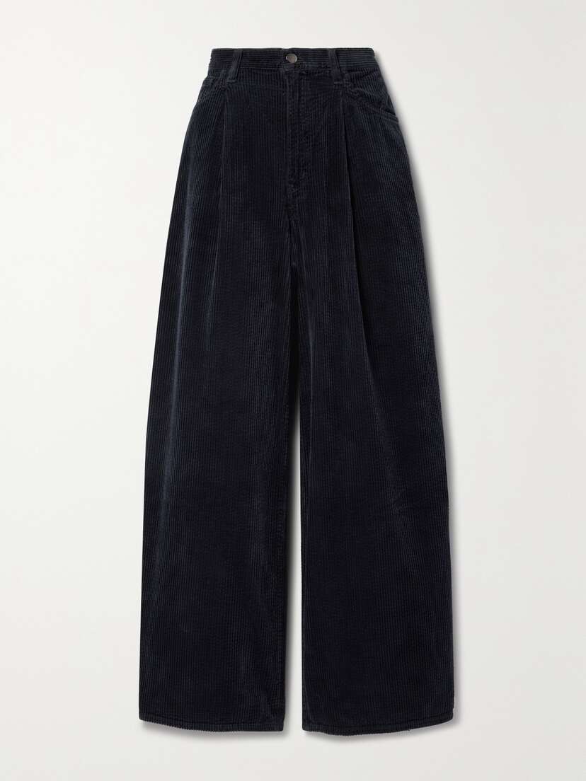 GOLDSIGN The Atticus Cotton-corduroy Wide-leg Pants