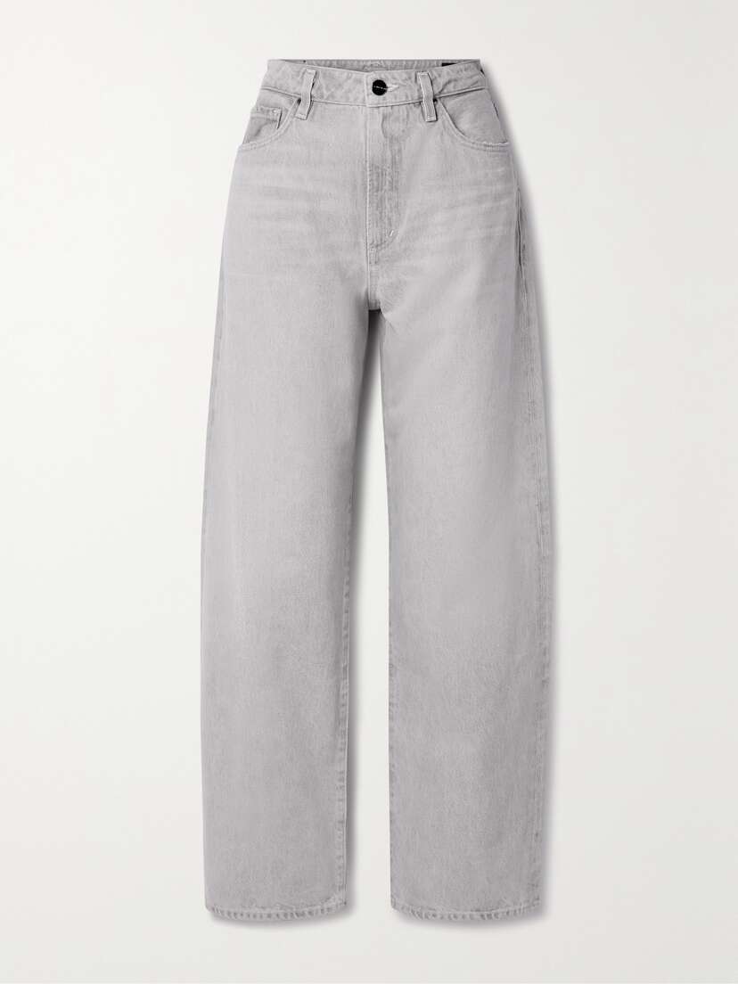 GOLDSIGN + Net Sustain The Idris High-rise Straight-leg Organic Jeans