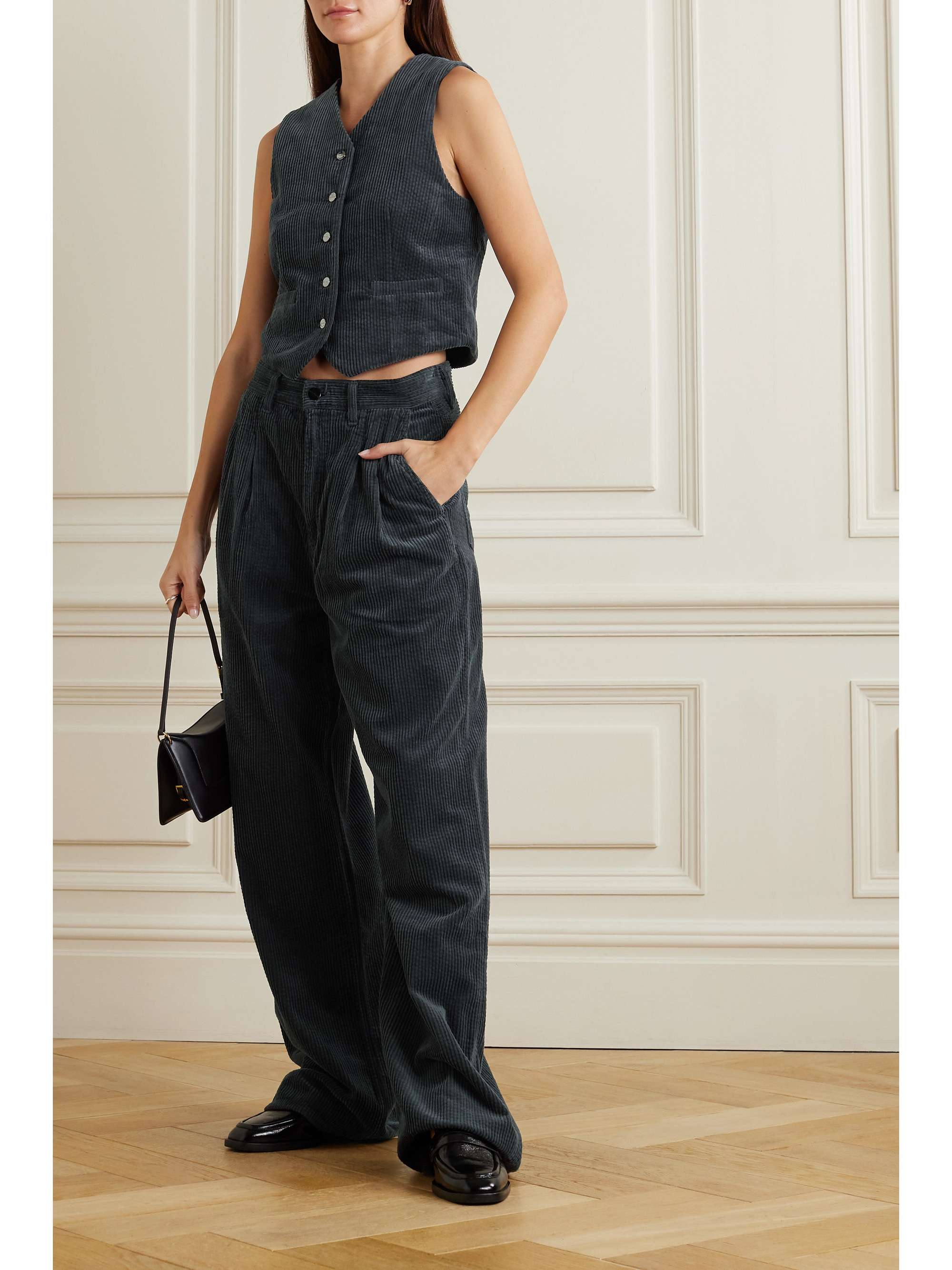 GOLDSIGN The Orten cotton-corduroy vest | NET-A-PORTER