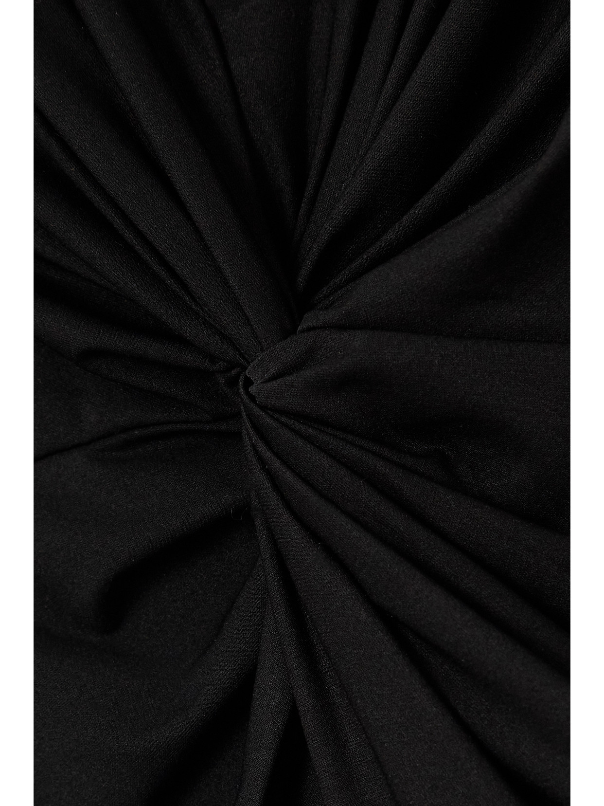 Goldsign The Stanton Gathered Stretch-jersey Bodysuit In Black