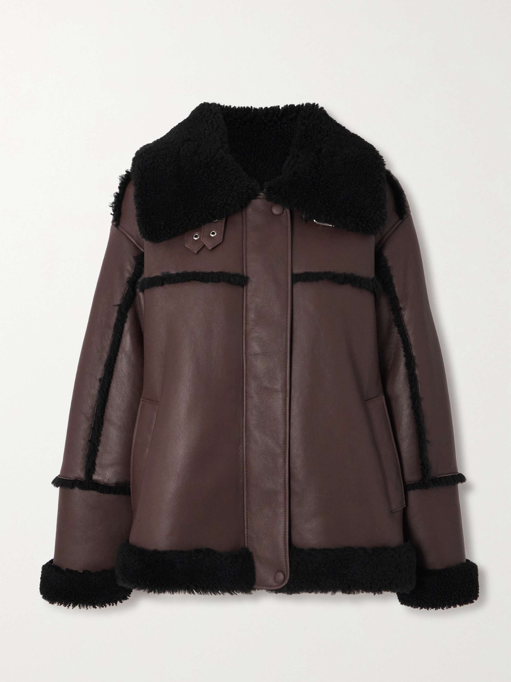 GOLDSIGN Shearling coat | NET-A-PORTER