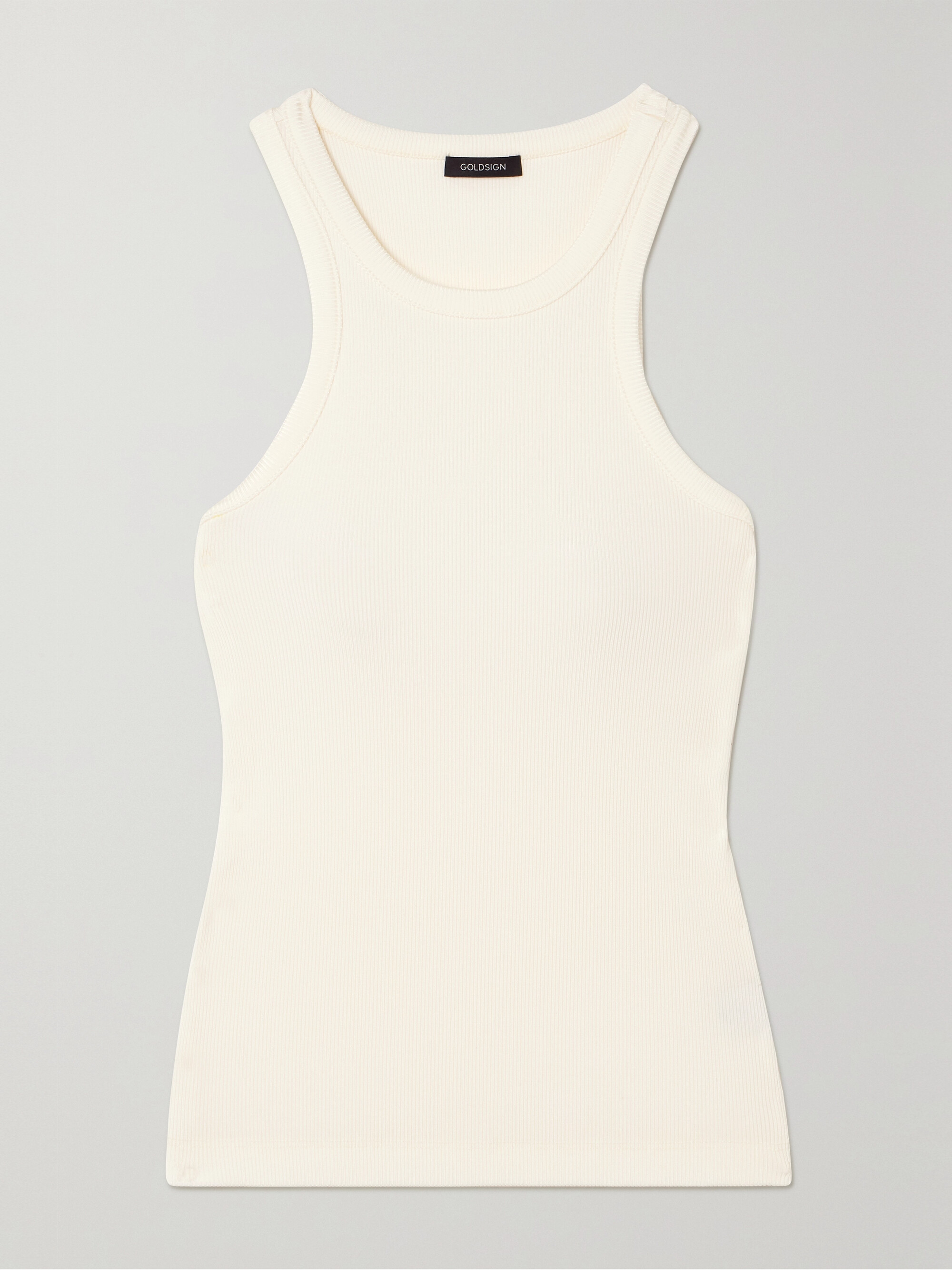 GOLDSIGN The Laurel ribbed stretch-jersey tank thumbnail