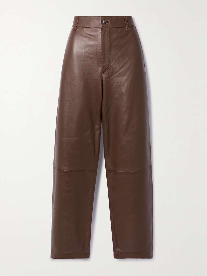 GOLDSIGN Trey Stretch-leather Straight-leg Pants