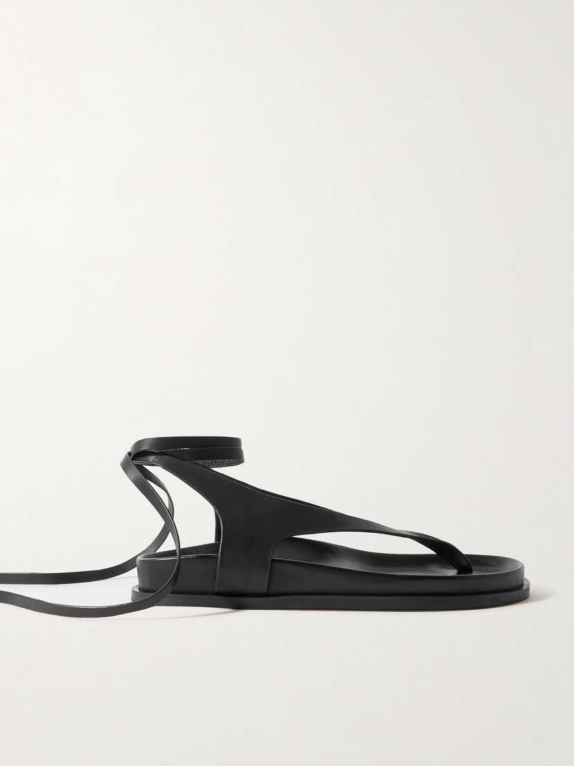 A Emery Shel Leather Sandals