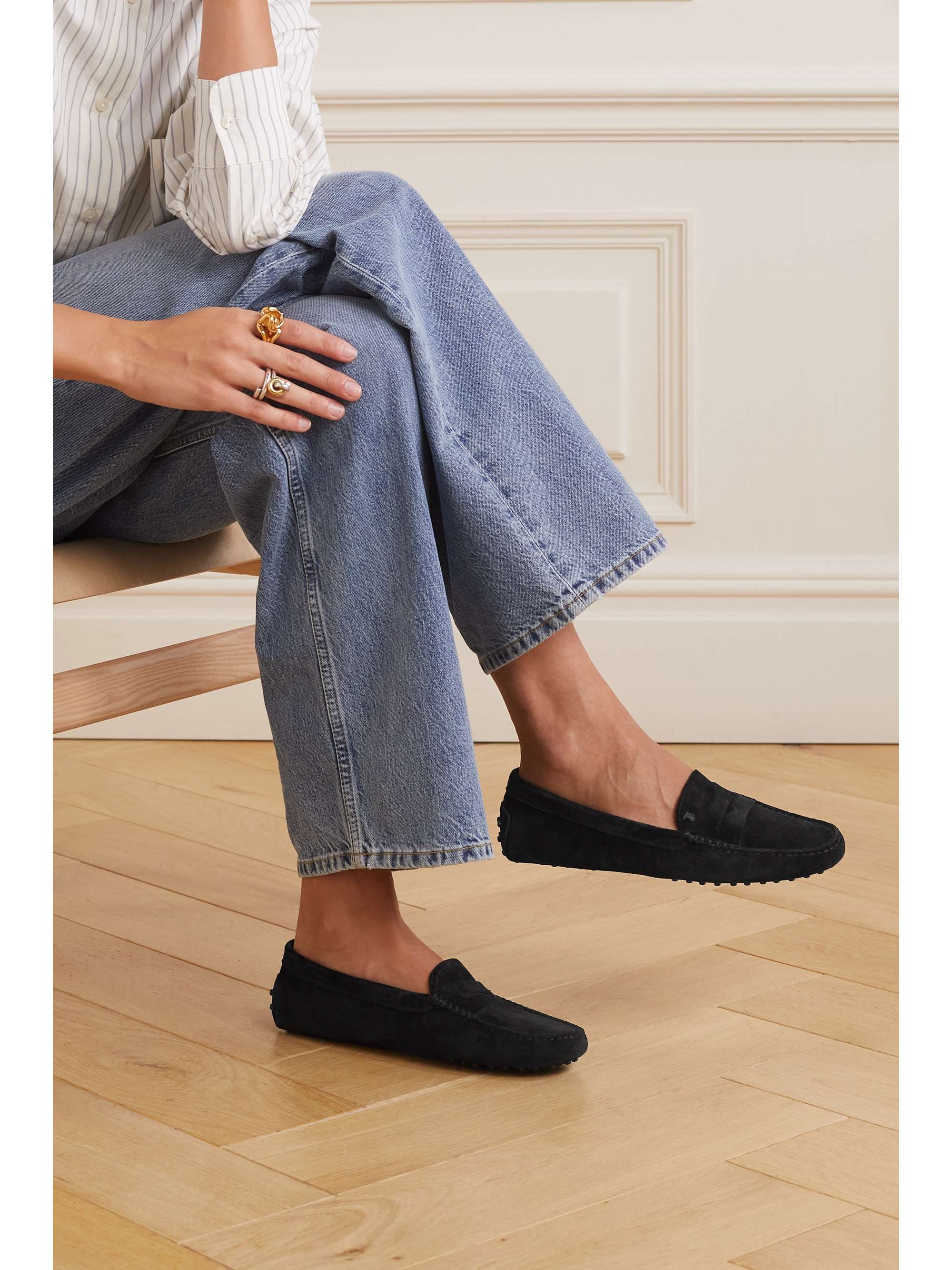 TOD'S Gommino suede loafers